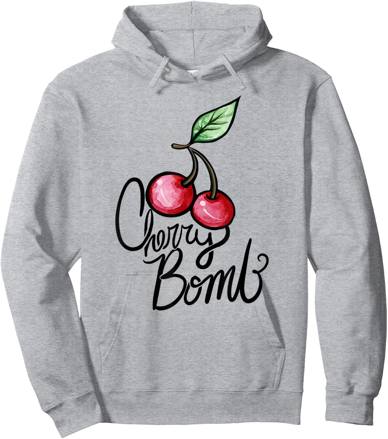 Cherry Bomb Cute Cherry Hoodie - Hoodie | Ash
