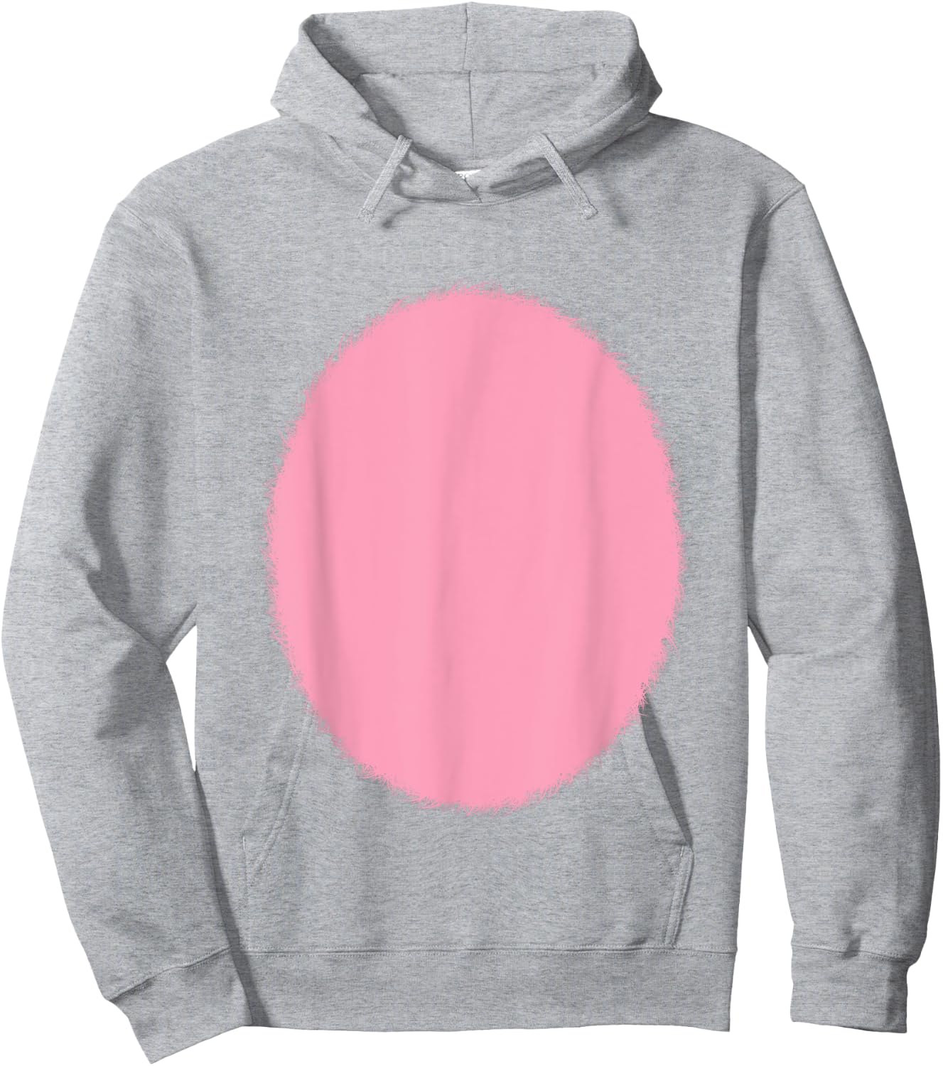 White Easter Bunny Rabbit Pink Furry Tummy Belly Costume Hoodie - Hoodie | Ash