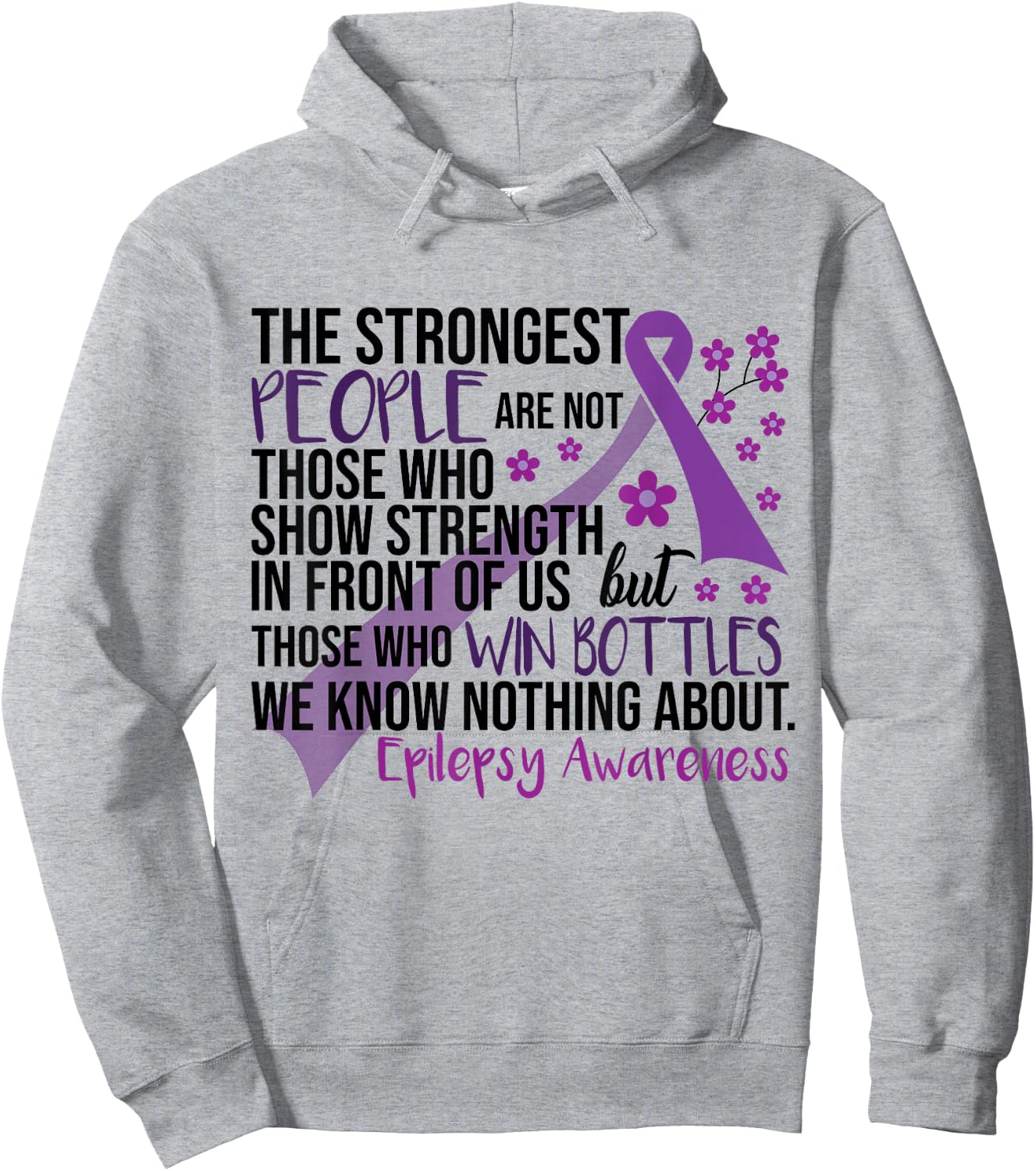 Epilepsy Hoodie - Hoodie | Ash