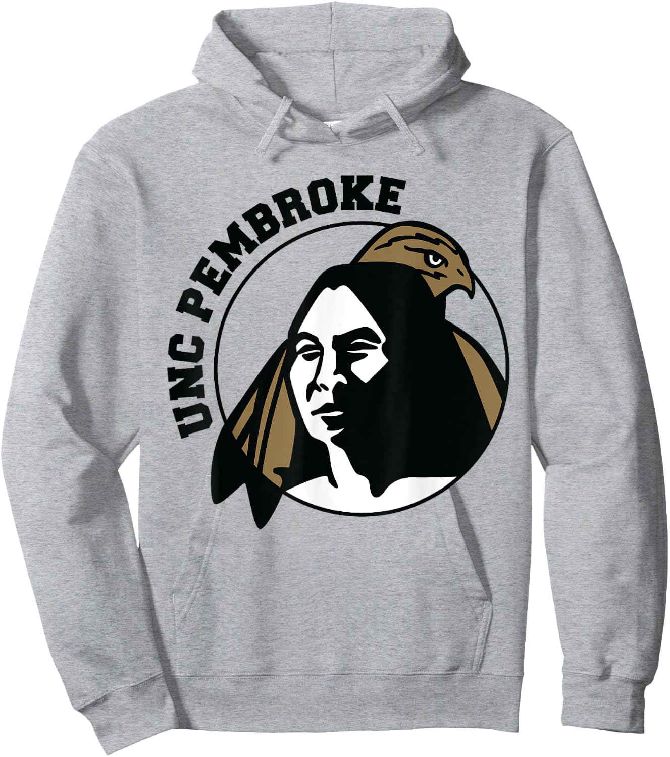 License Champs University of North Carolina at Pembroke | NCAA | NCAFUNCP04 , Small, White Hoodie - Hoodie | Ash