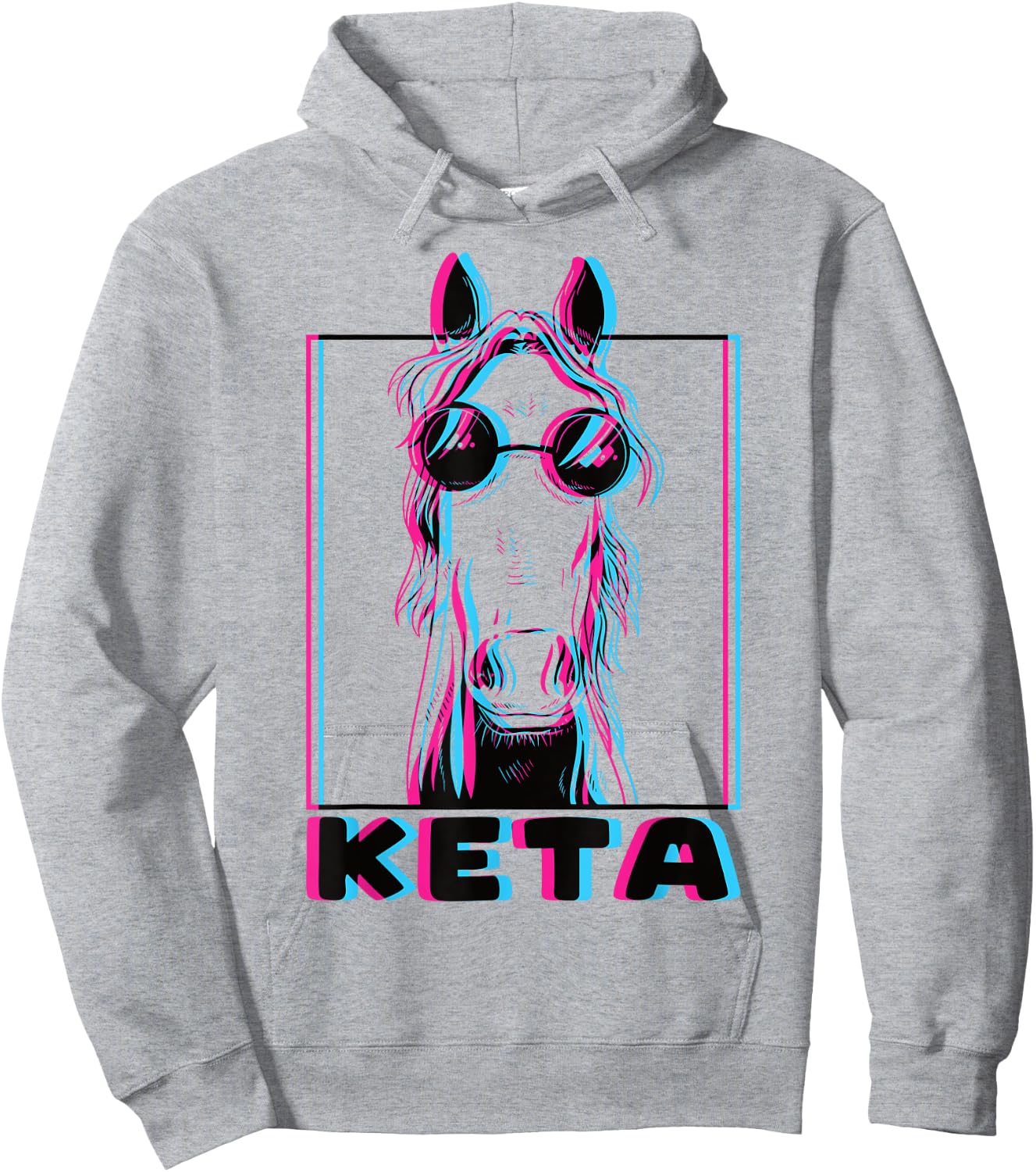 Funny Raver Animal Dj Party Festival Keta Hoodie - Hoodie | Ash