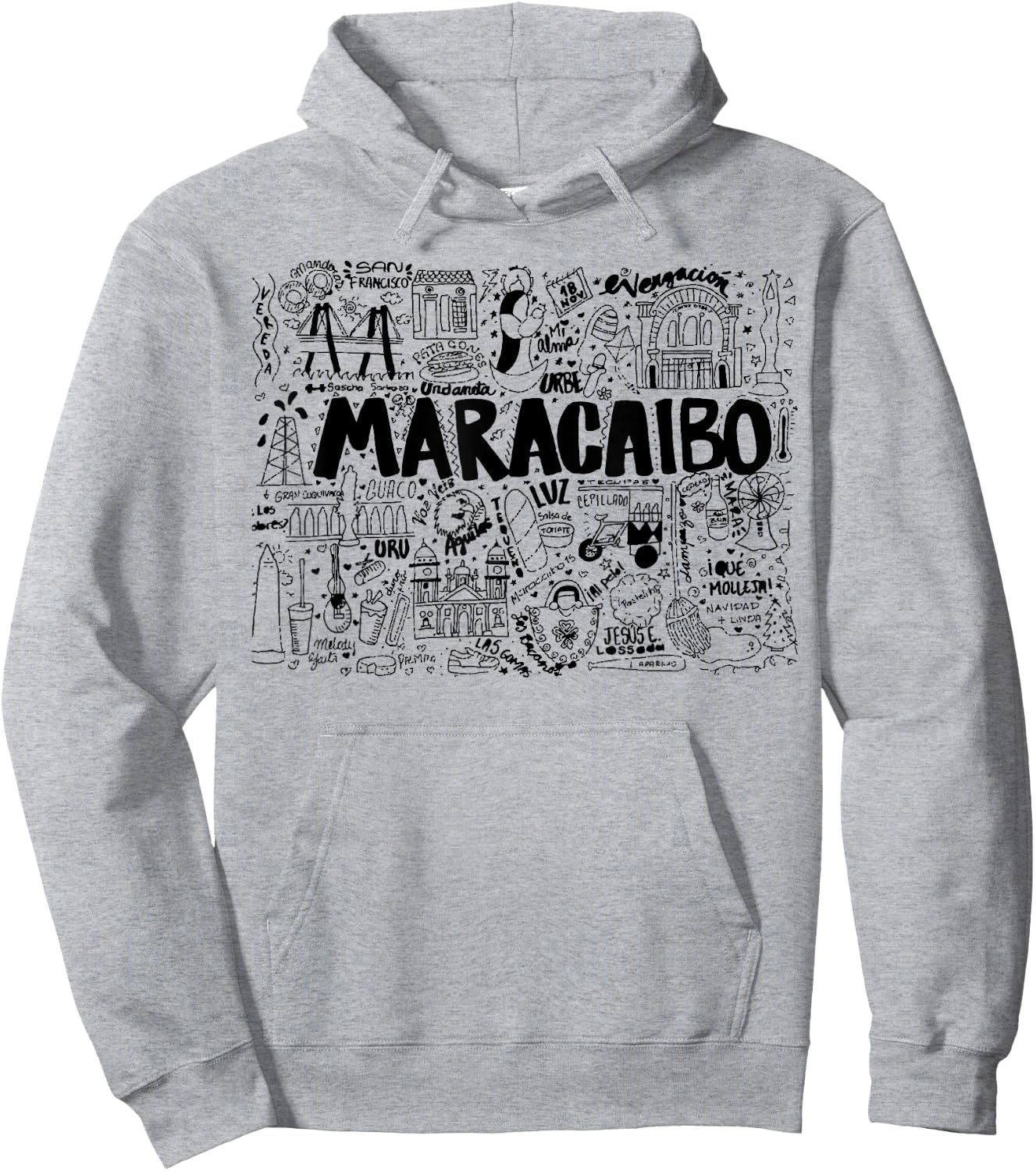 Maracaibo Venezuela - Que Molleja - Patacones - Mi Alma Hoodie - Hoodie | Ash