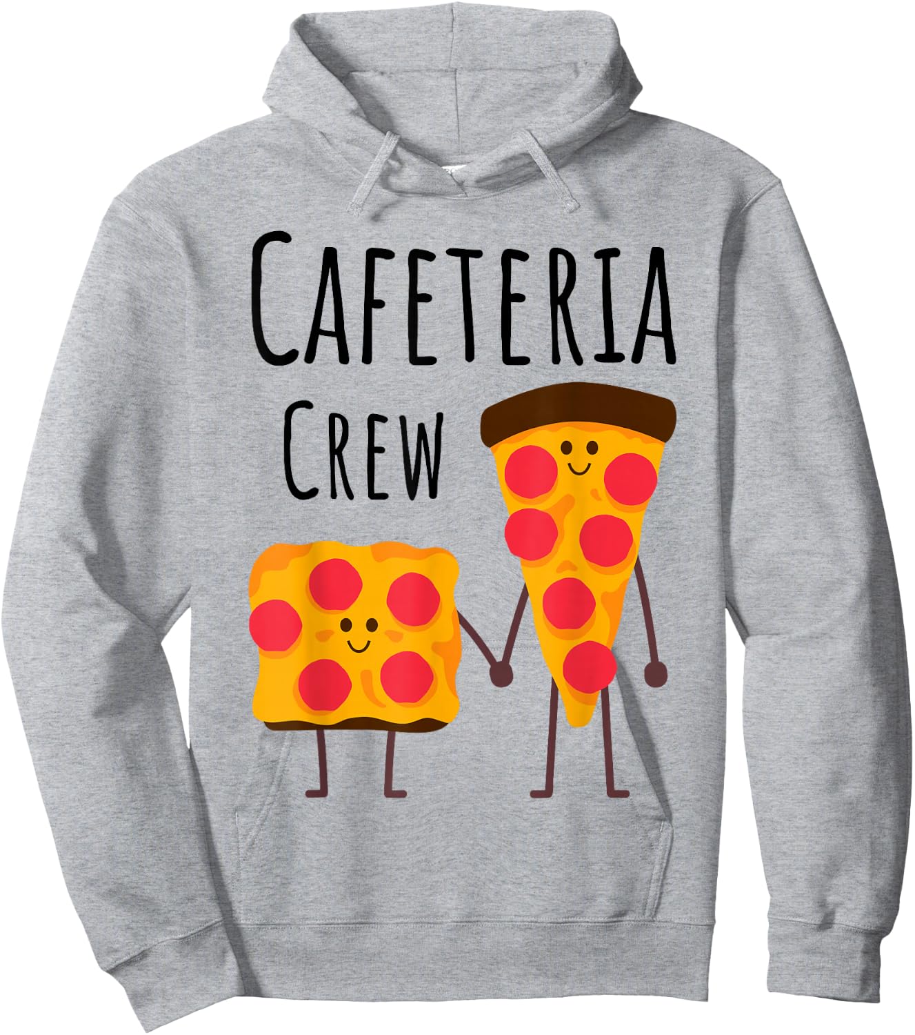 Cafeteria Crew School Lunch Lady Pizza Lover Squad Kids 2026 Hoodie - Hoodie | Ash