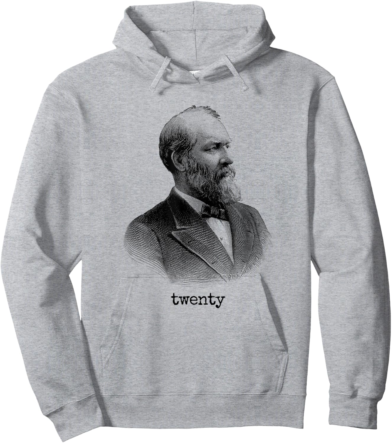 James Garfield 20th President USA Hoodie - Hoodie | Ash