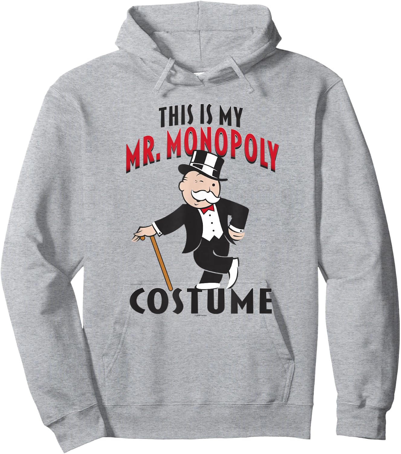 Monopoly Halloween This Is My Mr. Monopoly Costume Hoodie - Hoodie | Ash