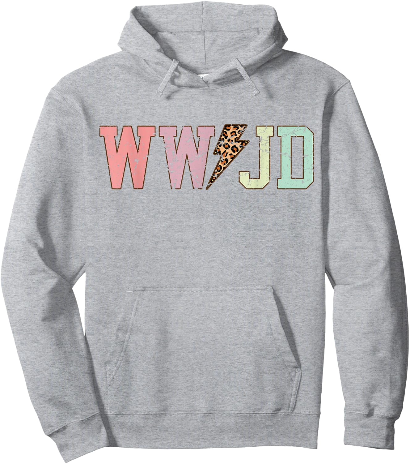 WWJD What Would Jesus Do Christian Bible Faith Vintage Cute Hoodie - Hoodie | Ash