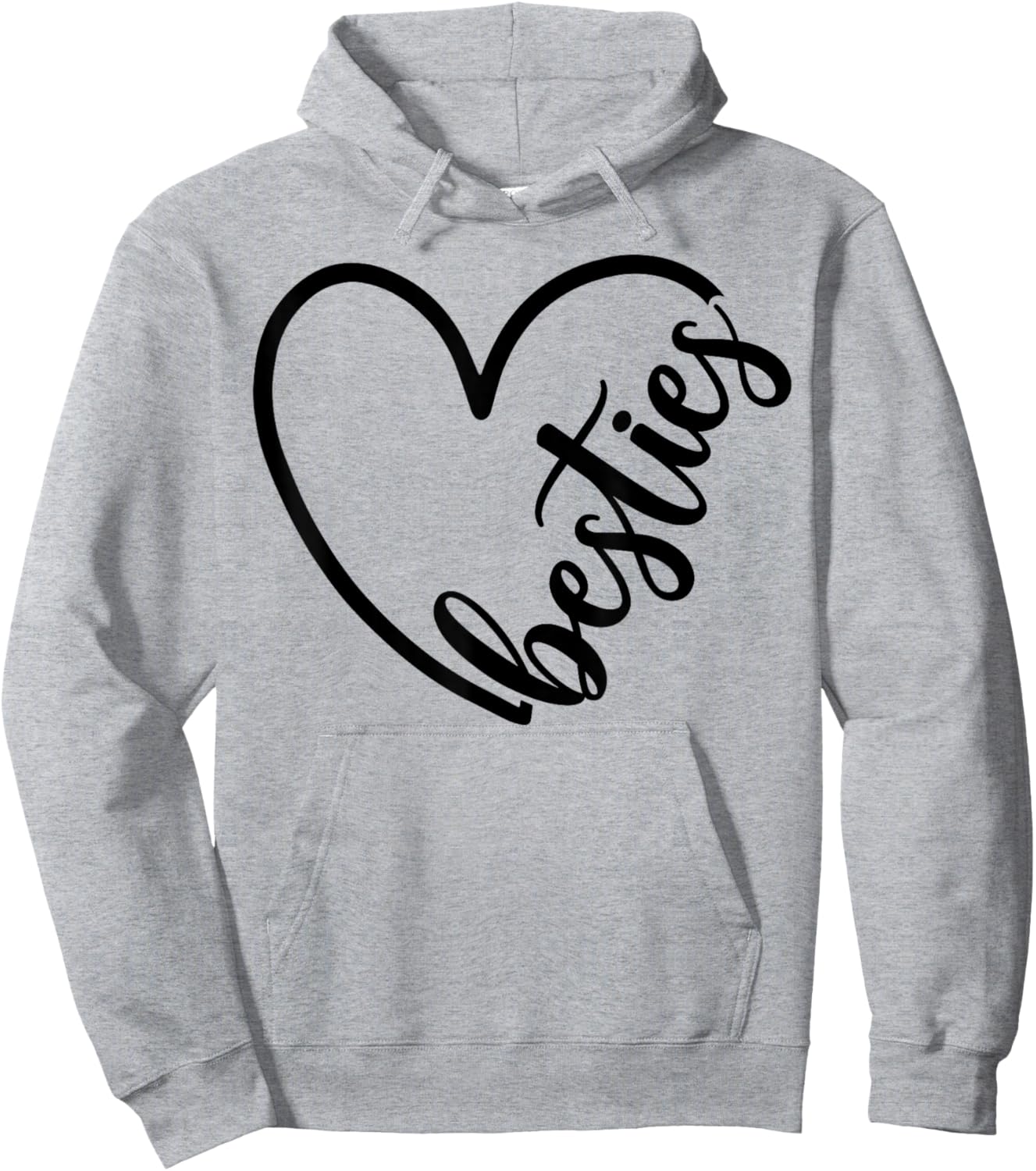 Besties Cute Matching Mother Daughter Best Friend Hoodie - Hoodie | Ash