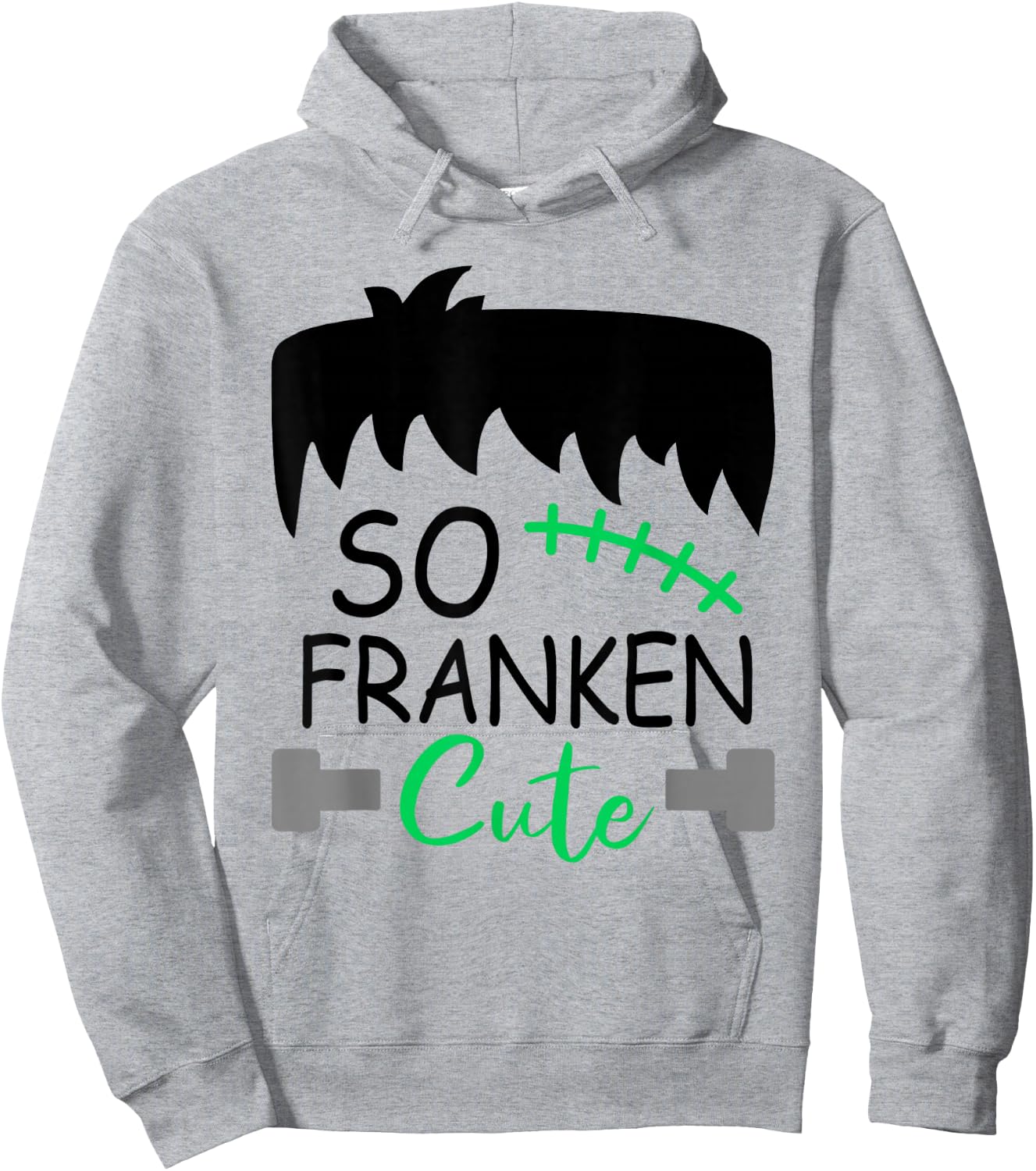So Franken Cute Toddler Boy Halloween Costume Scary Funny Hoodie - Hoodie | Ash