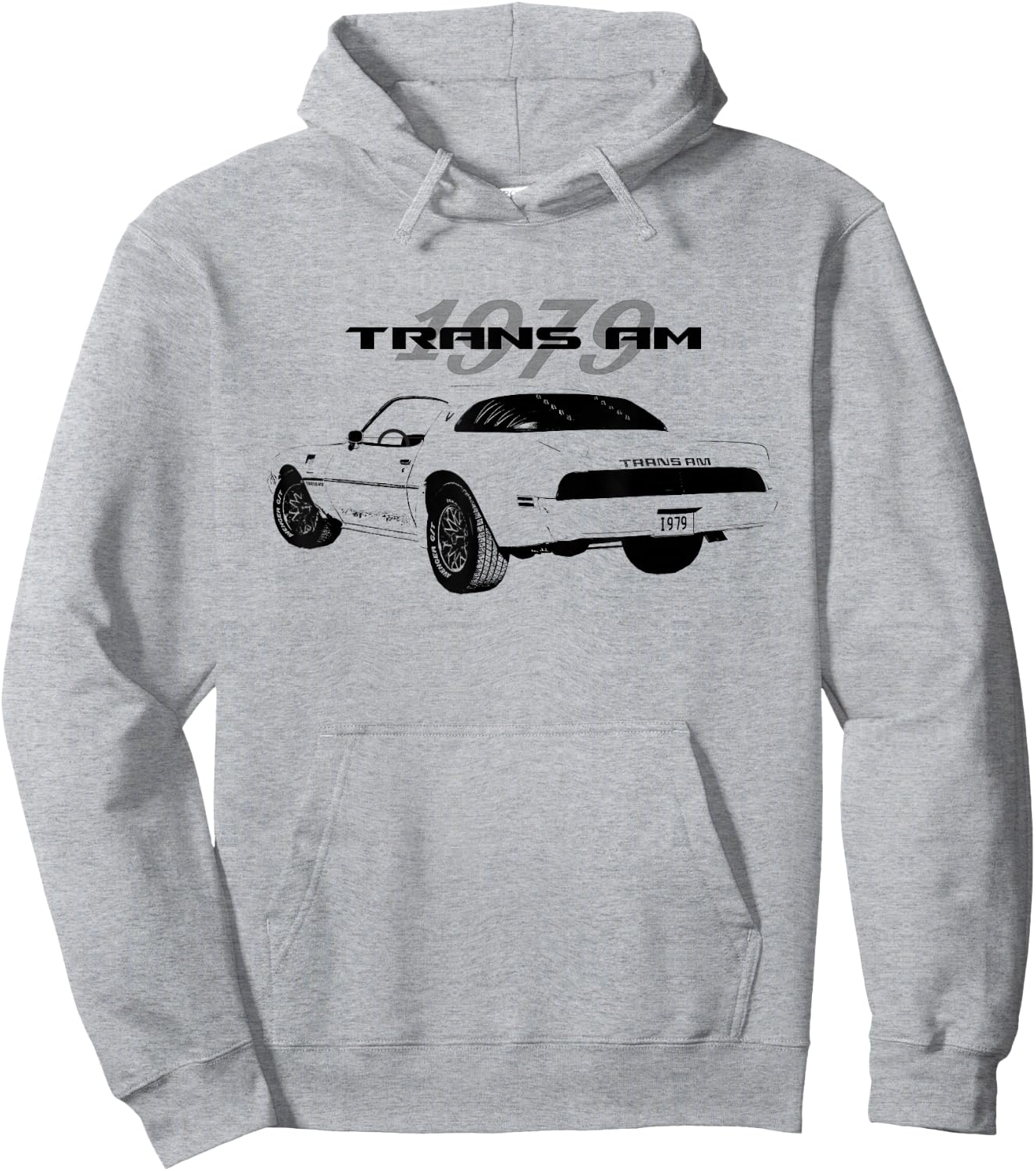 VINTAGE 1979 TRANS AM AMERICAN MUSCLE CARS, 70s CLASSIC CARS Hoodie - Hoodie | Ash
