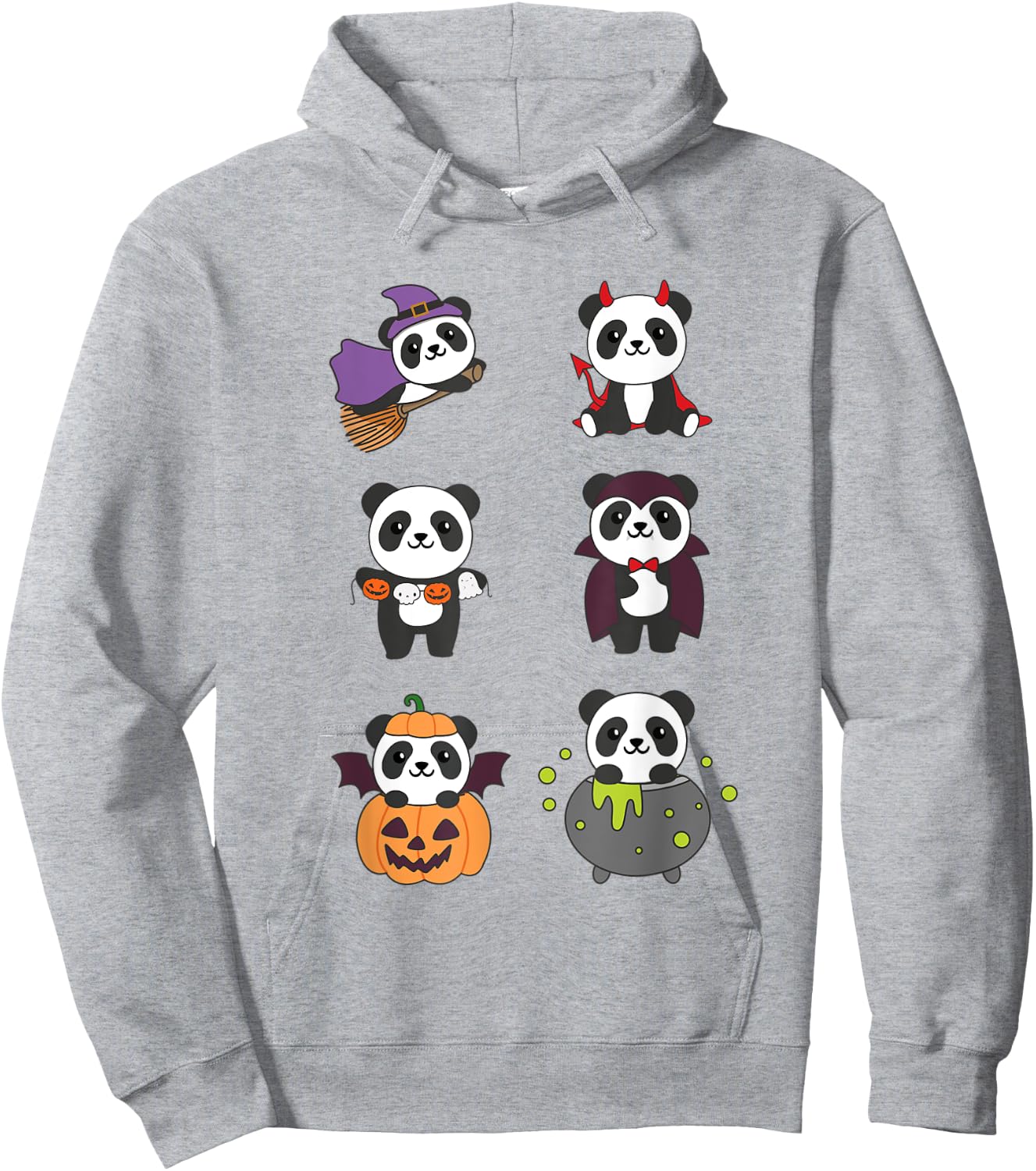 Panda Halloween Costume Pandas Halloween Hoodie - Hoodie | Ash