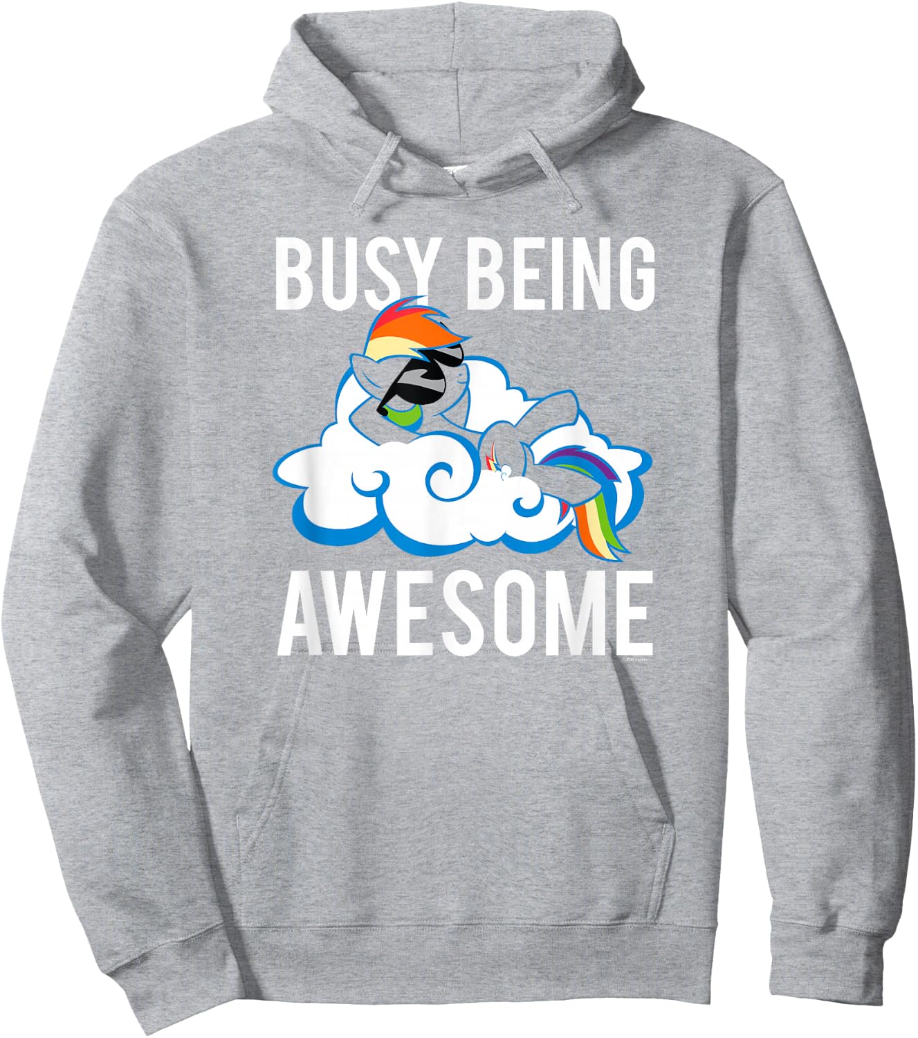 My Little Pony: Friendship is Magic Busy Being Awesome Sassy Hoodie - Hoodie | Ash