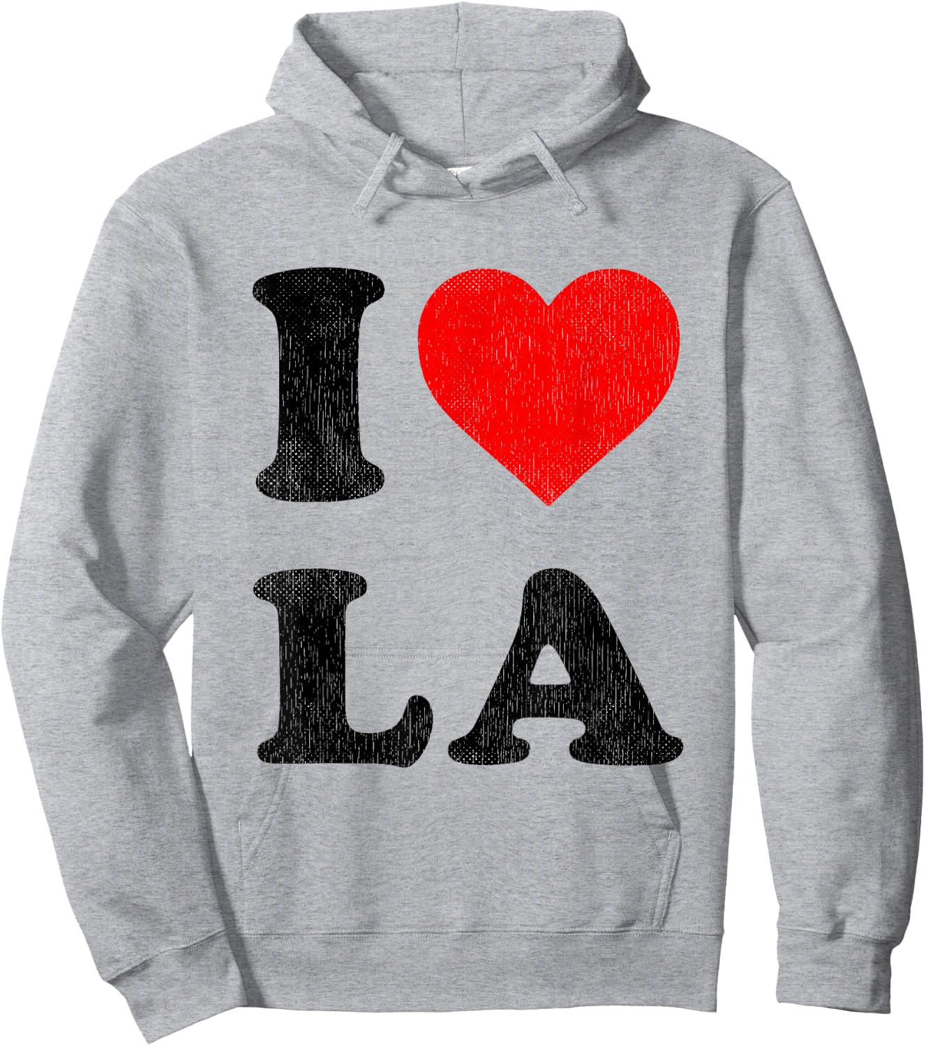 I Heart LA Souvenir I Love Los Angeles Hoodie - Hoodie | Ash
