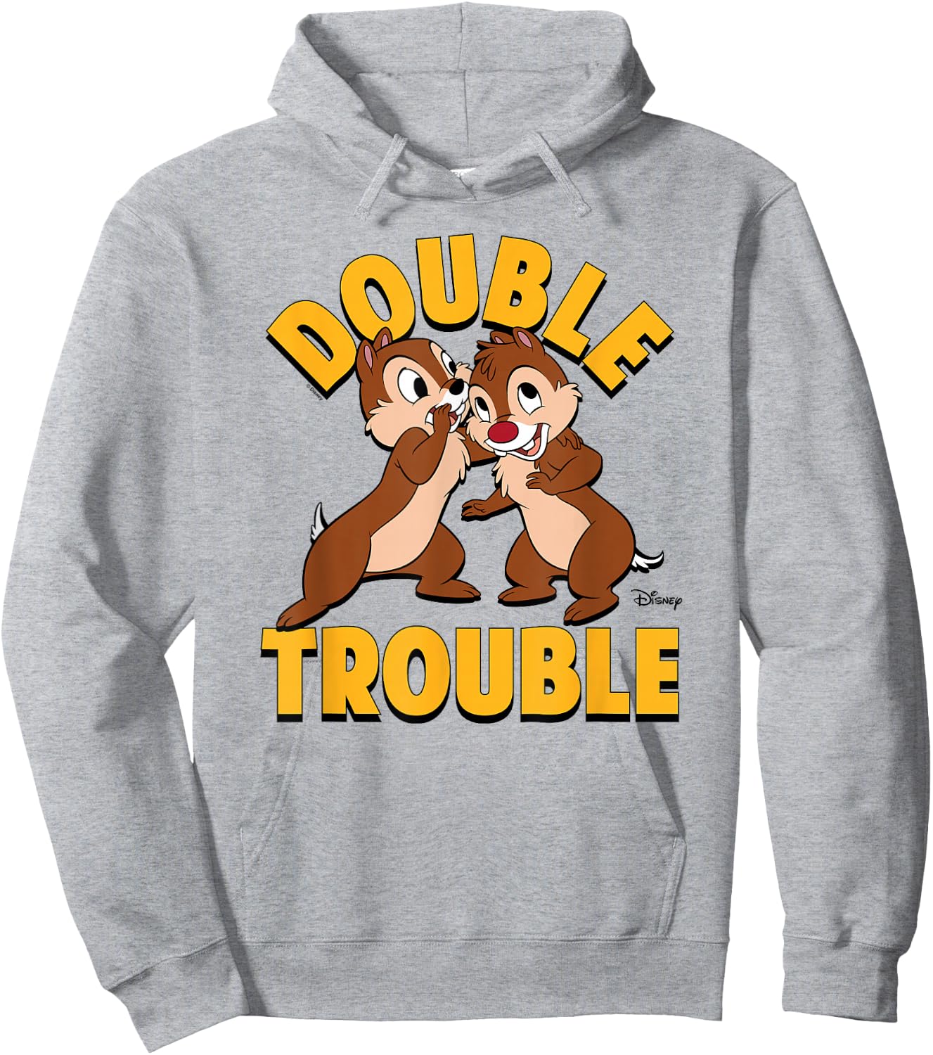 Chip 'N Dale Rescue Rangers - Double Trouble Hoodie - Hoodie | Ash
