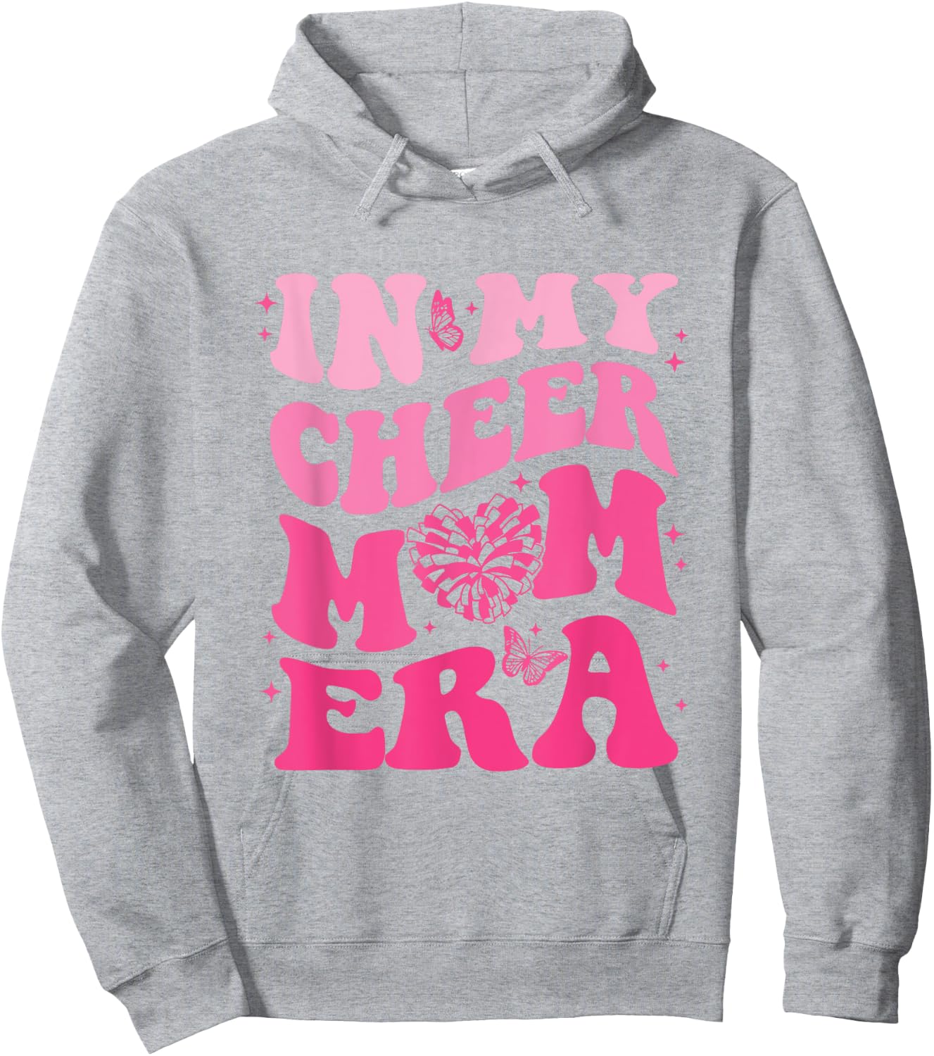 In My Cheer Mom Era Hoodie - Hoodie | Ash