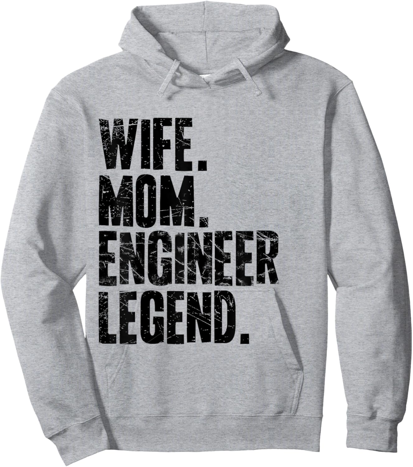 Funny Engineer Mother Wife Mom Engineer Hoodie - Hoodie | Ash