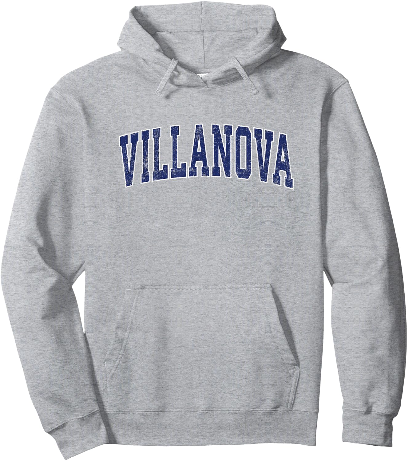 Villanova Pennsylvania PA Vintage Athletic Sports Hoodie - Hoodie | Ash