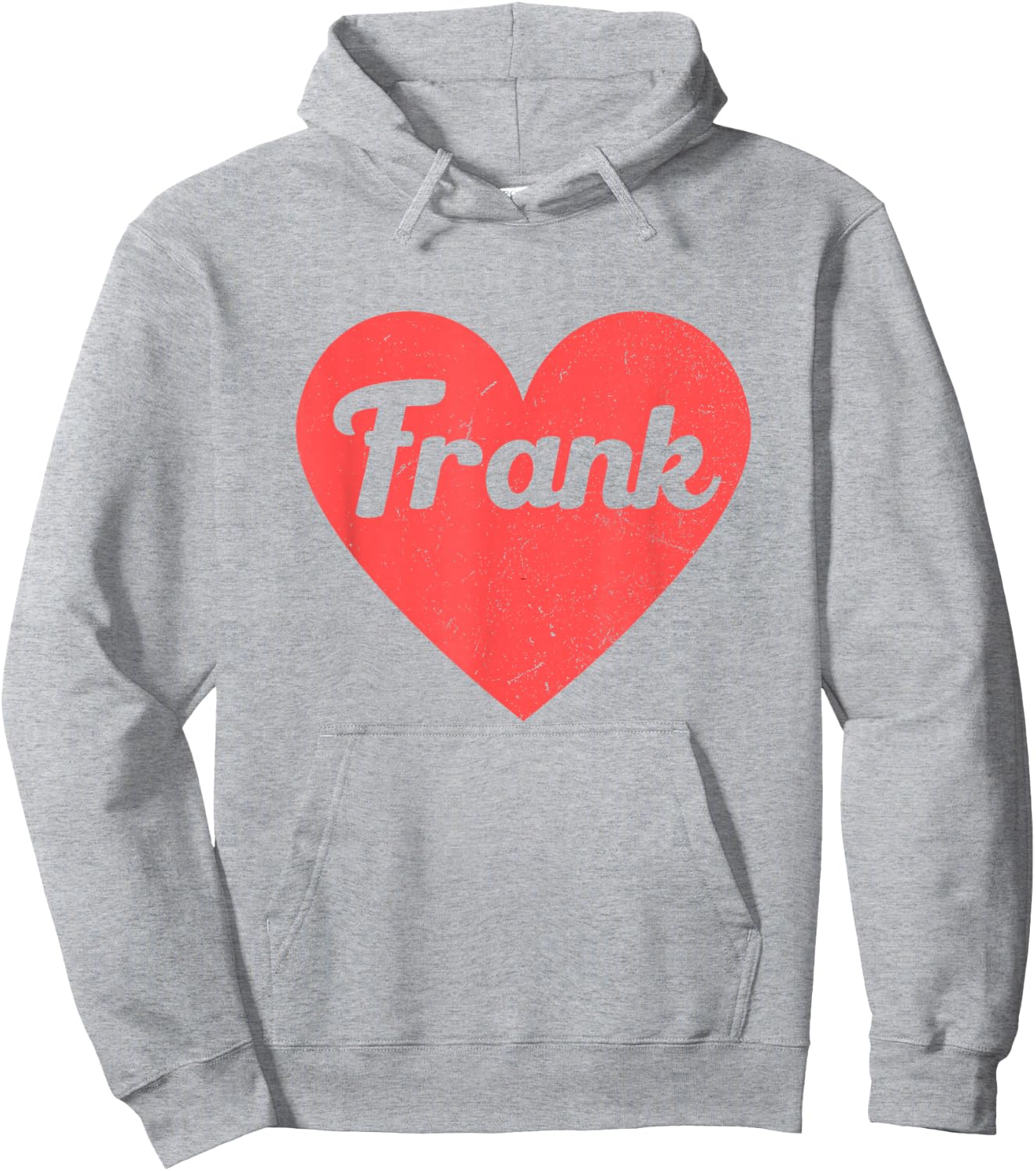 I Heart Frank - First Names And Hearts, I Love Frank Hoodie - Hoodie | Ash