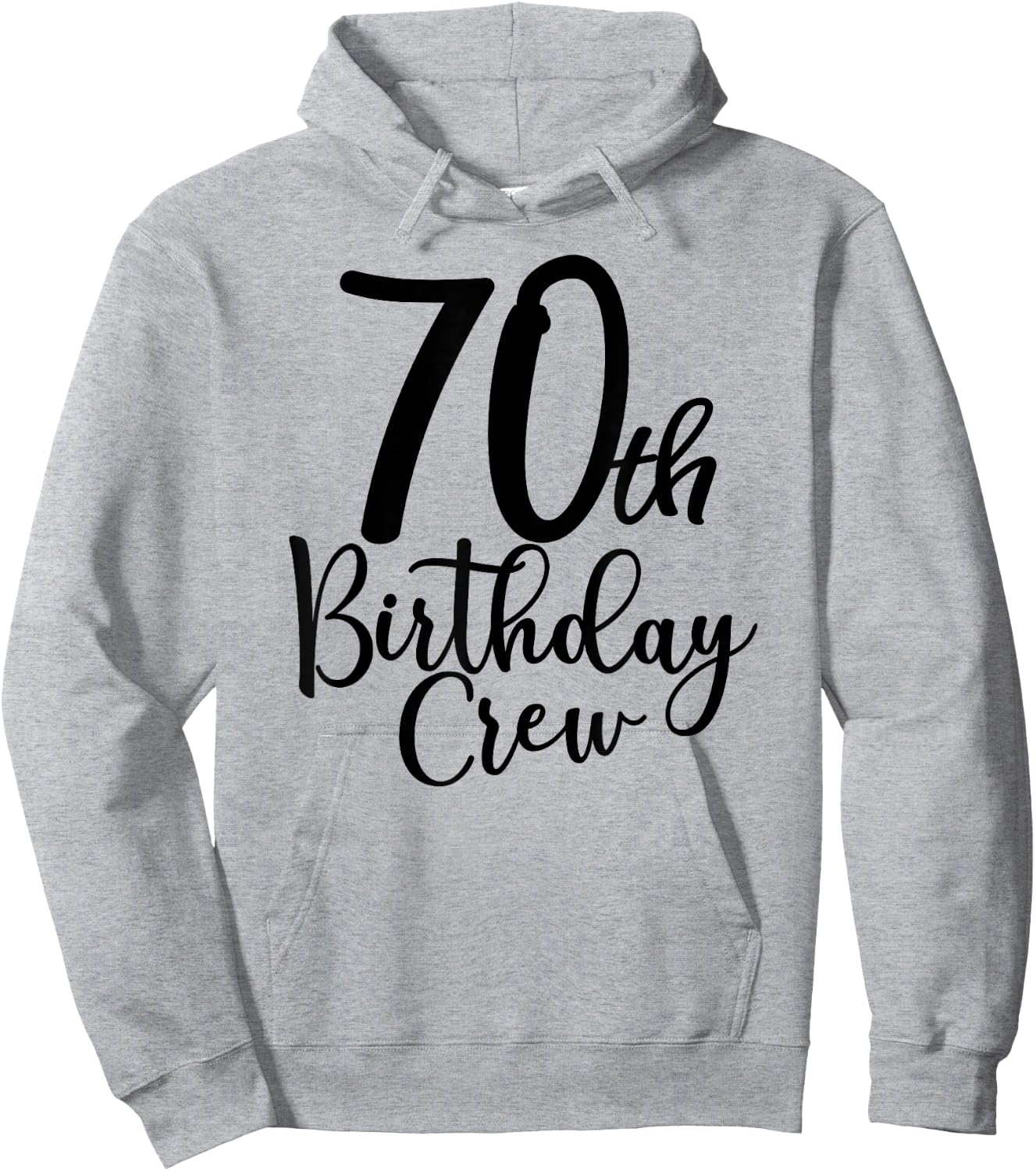 70th Birthday Crew, 70 Years Old Matching Group Party Hoodie - Hoodie | Ash