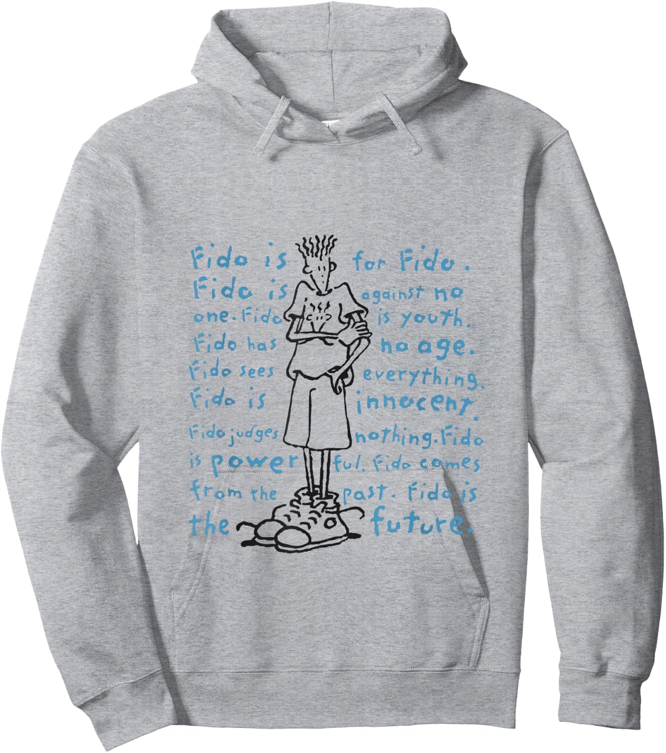 Fido Dido Mantra Hoodie - Hoodie | Ash