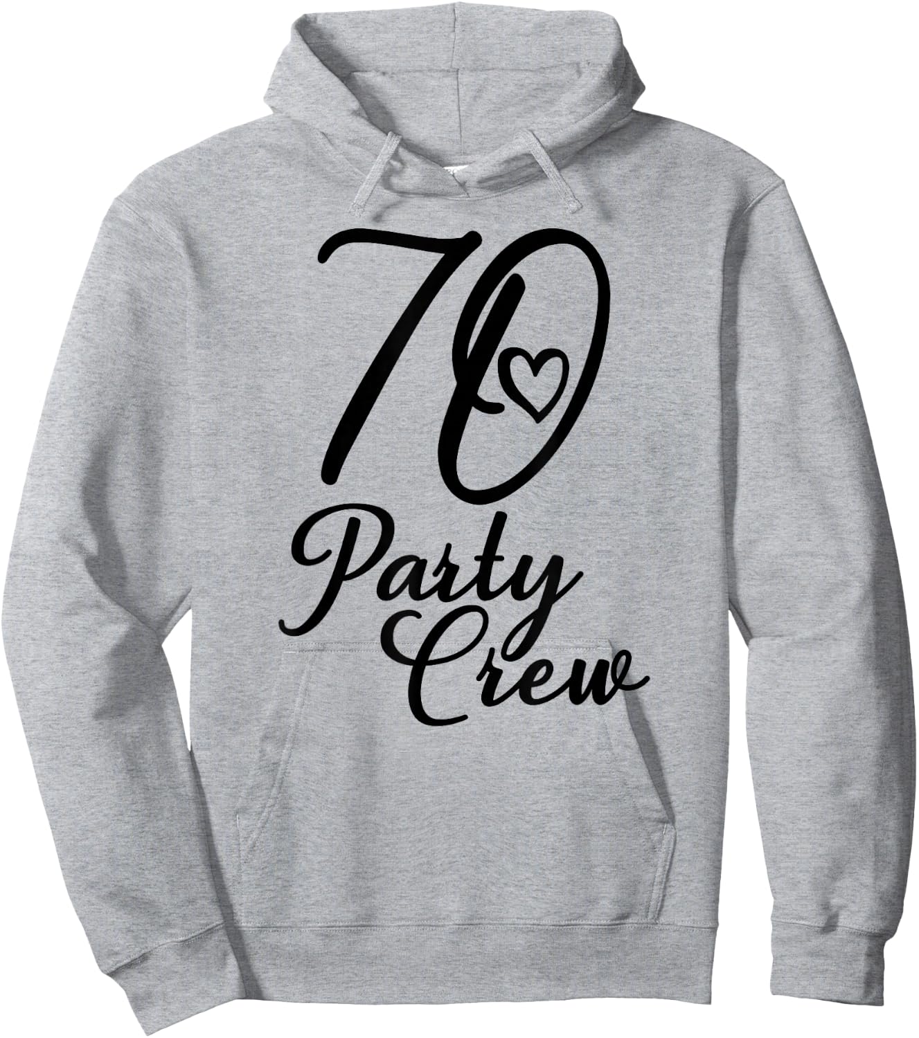 70 Party Crew, Matching Group, Women, 70th Birthday Hoodie - Hoodie | Ash
