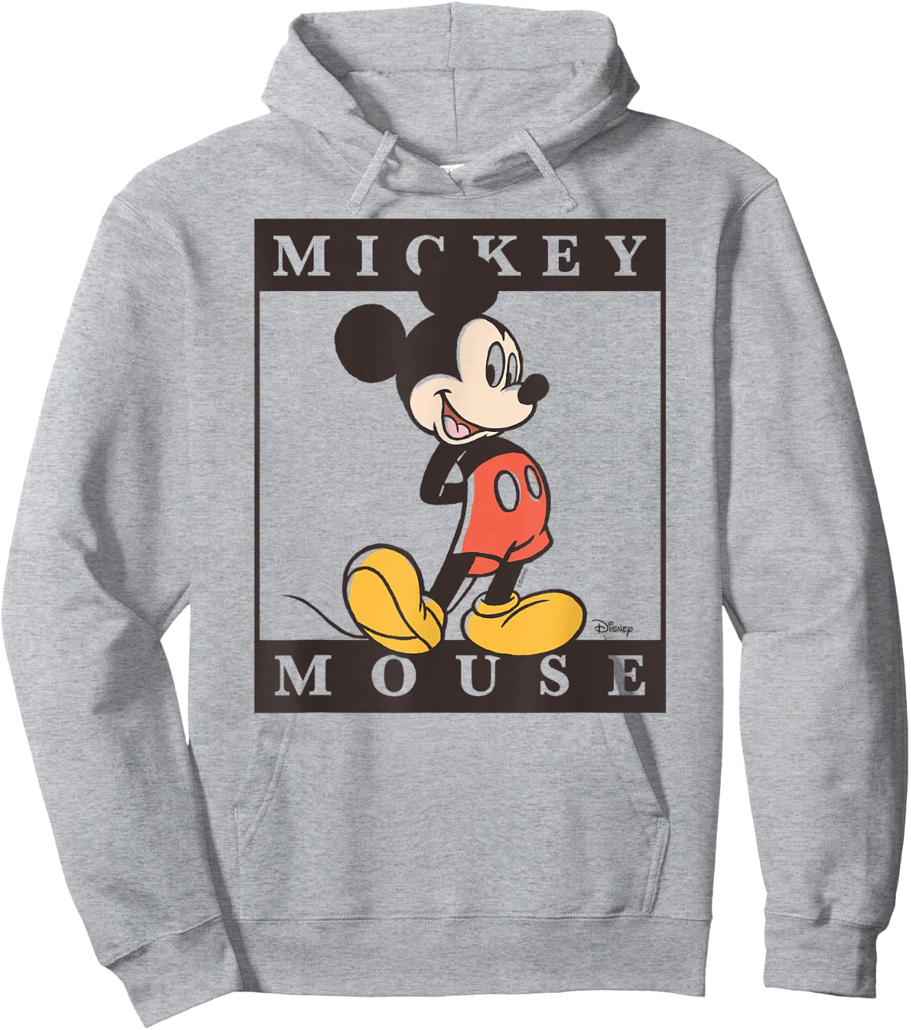 Mickey - Type Block Hoodie - Hoodie | Ash