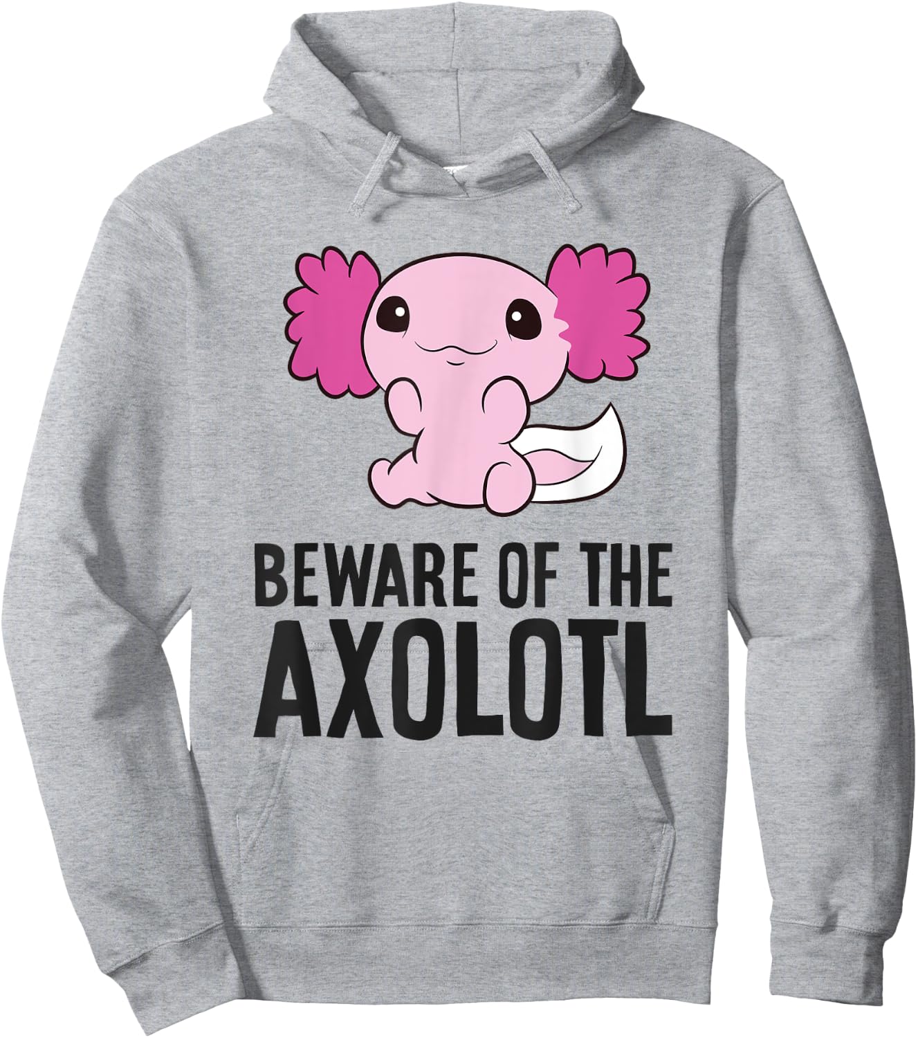 Axolotl Owner Pet Axolotl Beware Of The Axolotl Hoodie - Hoodie | Ash