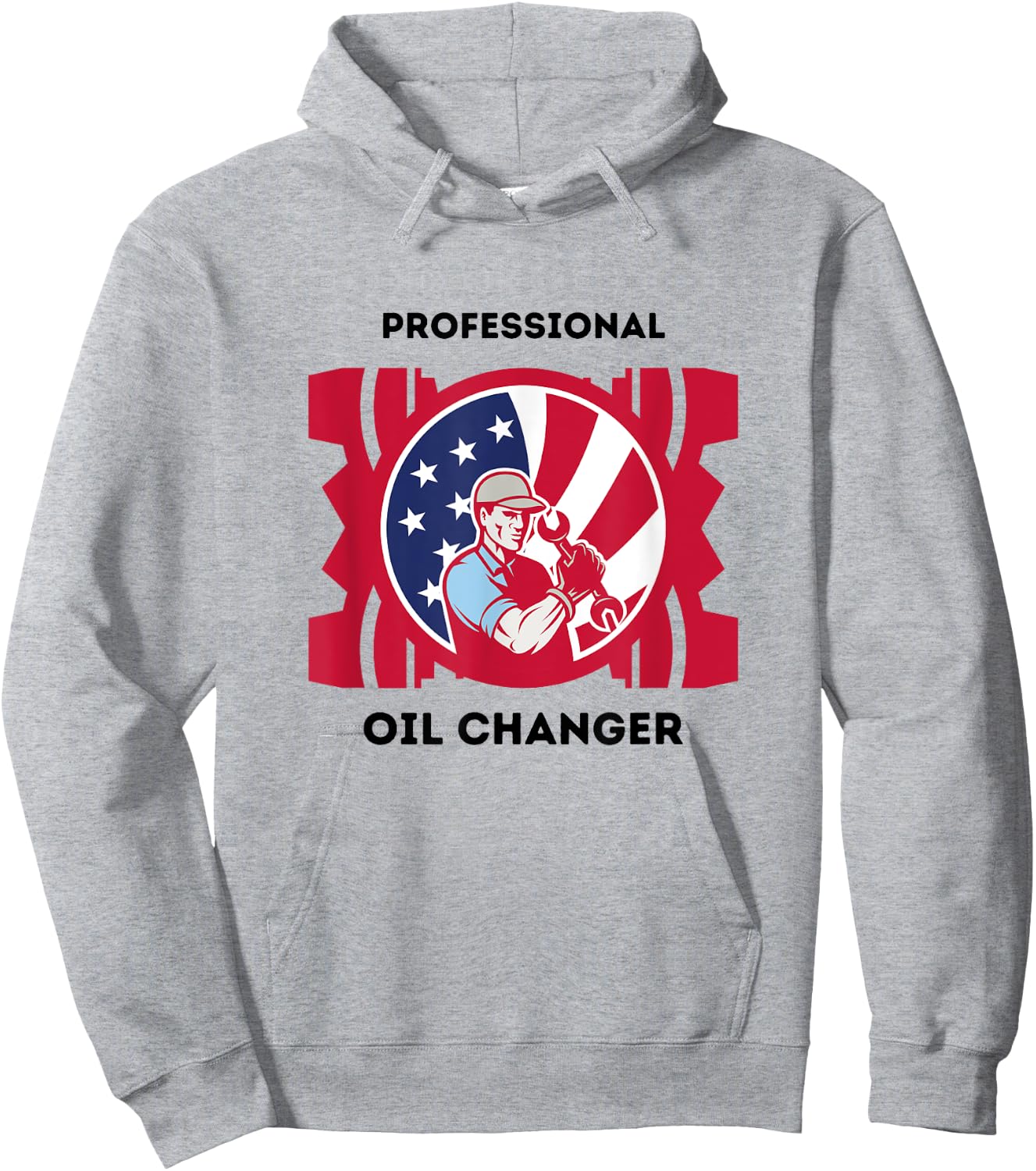 Mechanic Professional Oil Changer Hoodie - Hoodie | Ash
