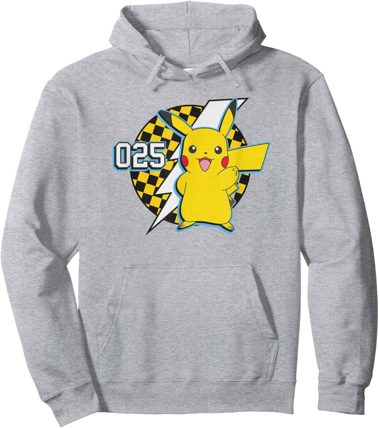 Pokémon Pikachu 025 Pika Racer Number Logo Hoodie - Hoodie | Ash