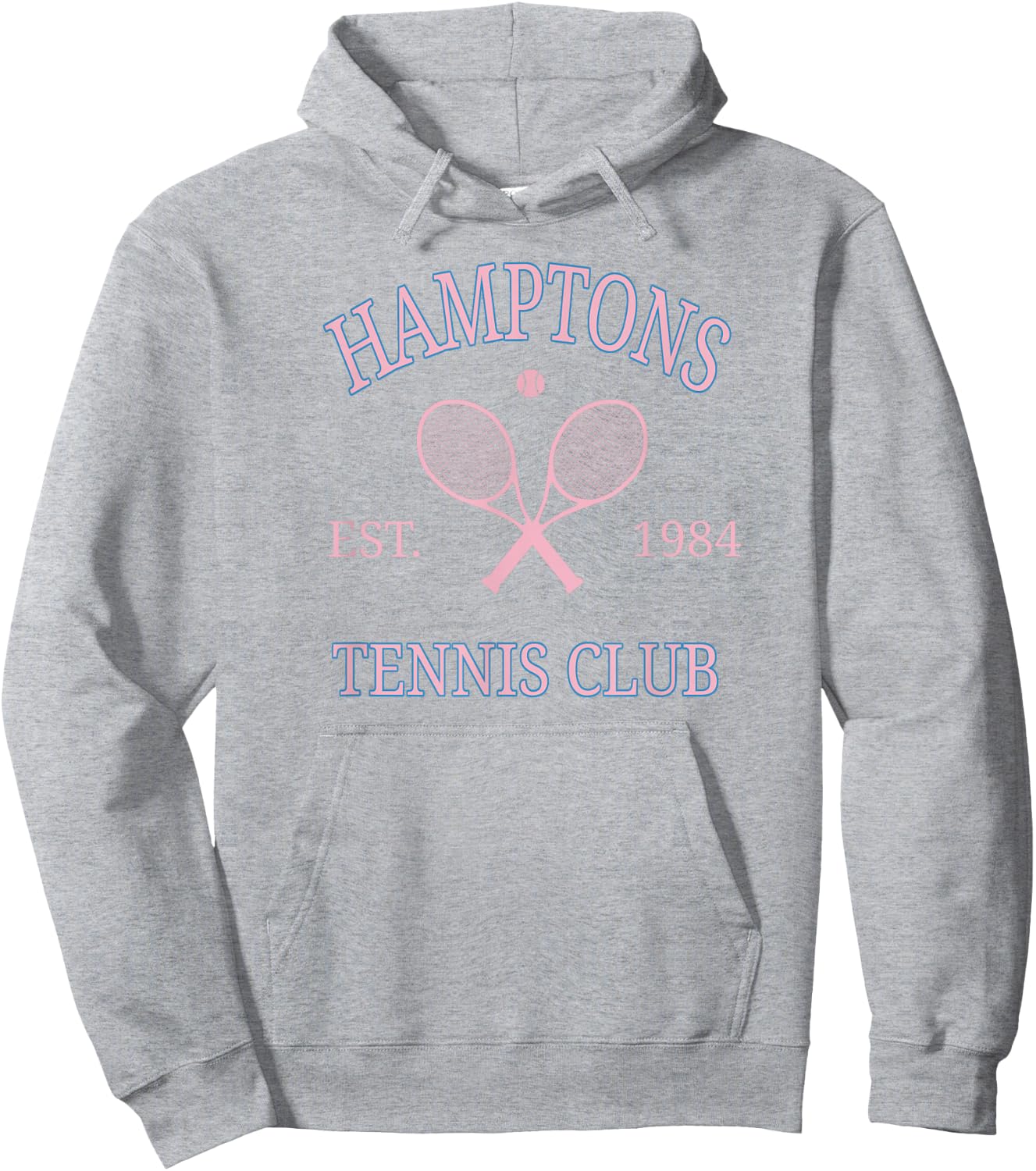 Hamptons Tennis Club Athletics California Racquet Prep pink Hoodie - Hoodie | Ash