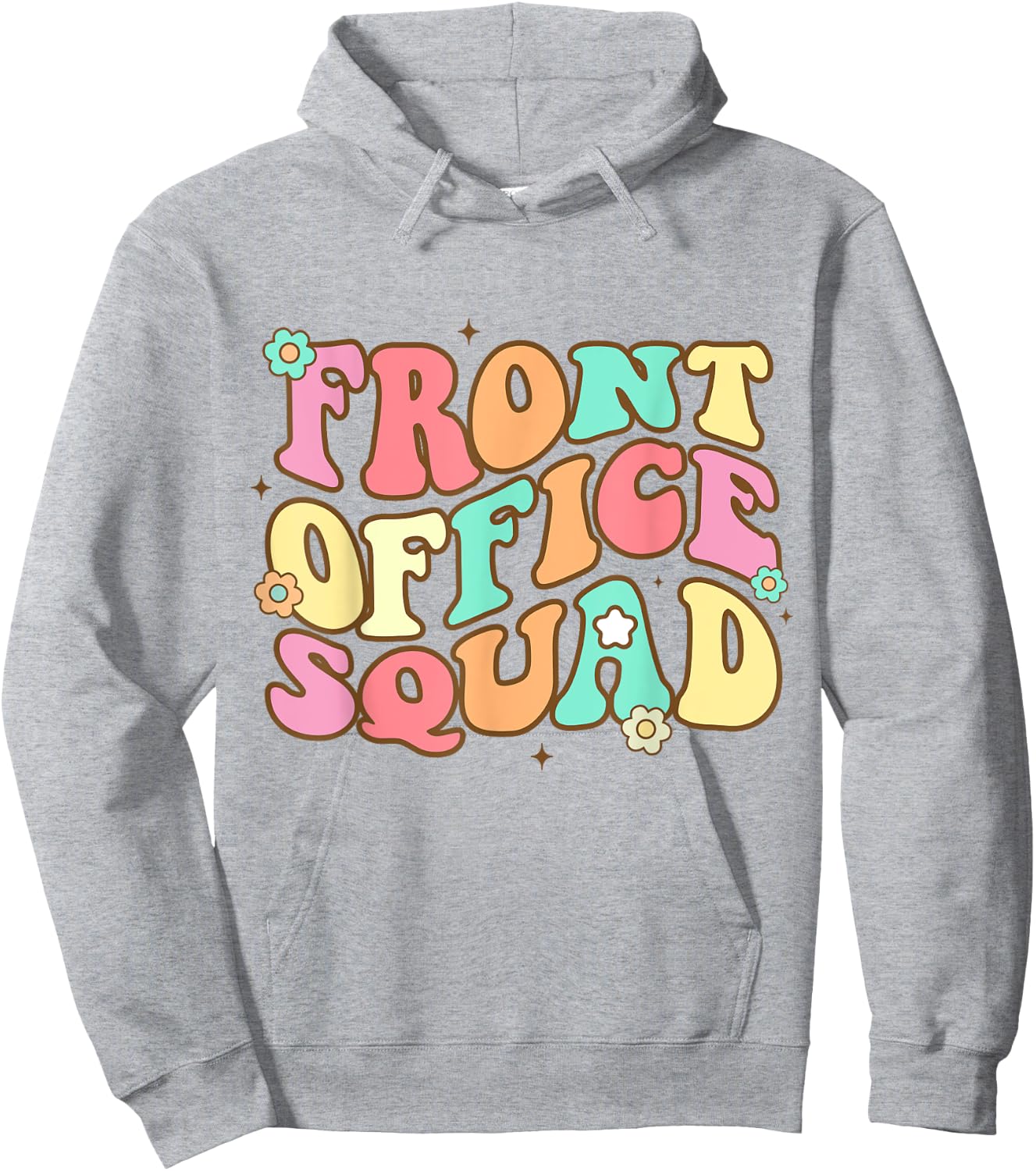 Front Office Squad Administrative Assistant School Secretary Hoodie - Hoodie | Ash