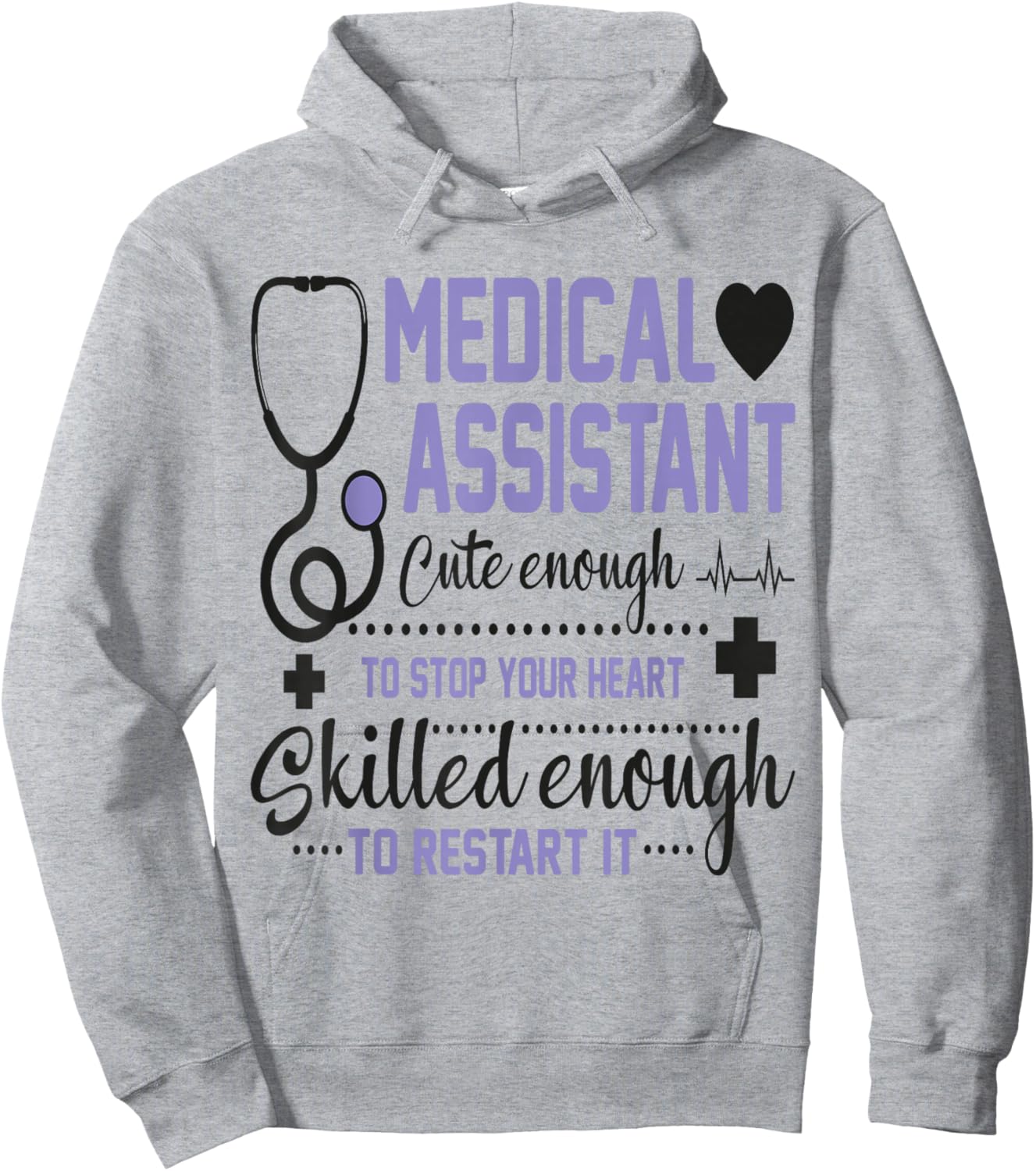 Clinical Registered Medical Assistant Graduation Crew Women Hoodie - Hoodie | Ash
