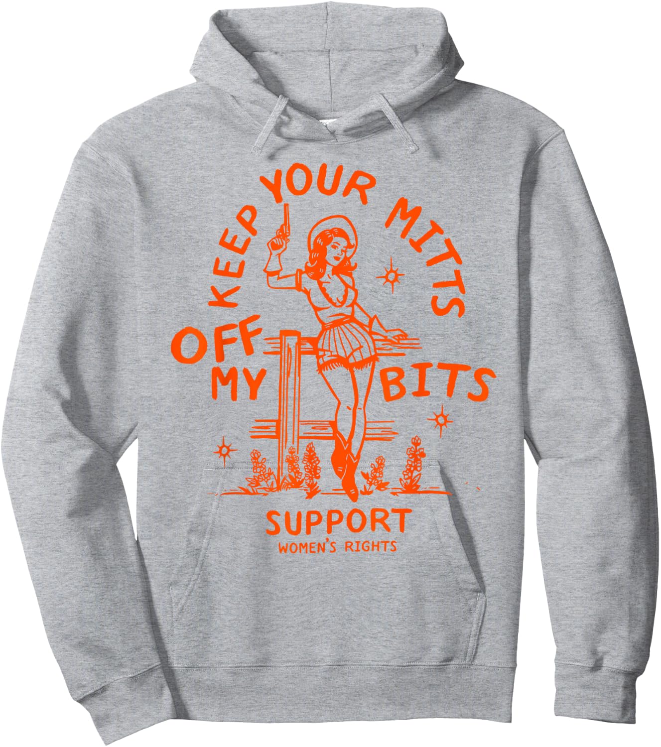 Liberal Feminist Agenda Shirt Funny Women Roe V Wade Cowgirl Hoodie - Hoodie | Ash