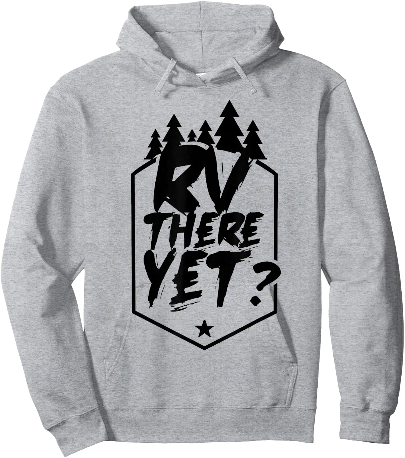 RV There Yet Caravan Camper Van Motorhome Hoodie - Hoodie | Ash