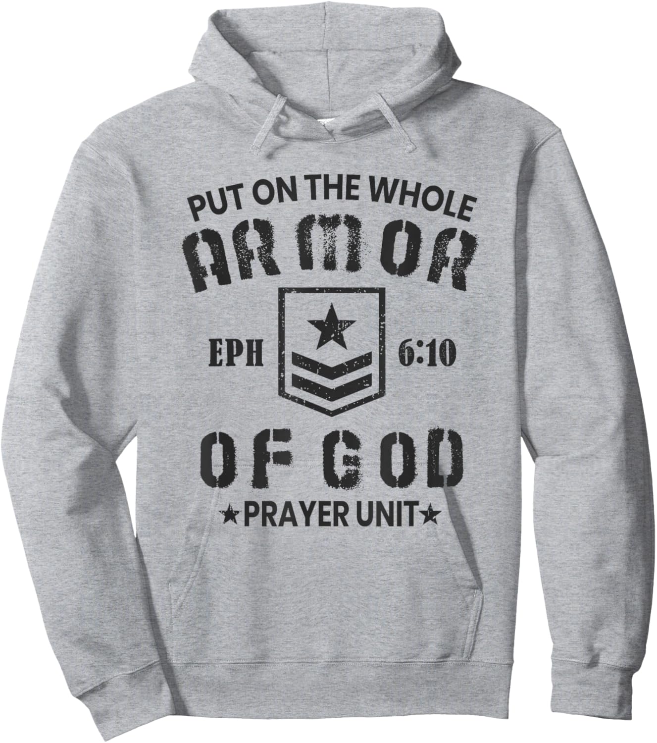 Armor of God Christian Worship Bible Verse Hoodie - Hoodie | Ash