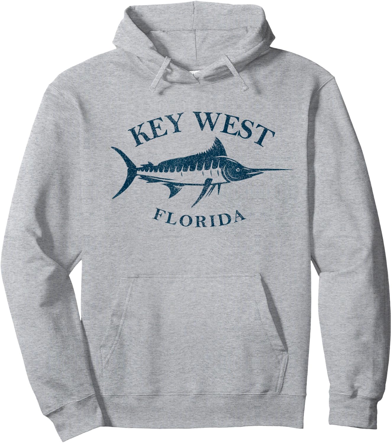 Vintage Key West Florida Keys Fishing Vacation Boating Beach Hoodie - Hoodie | Ash
