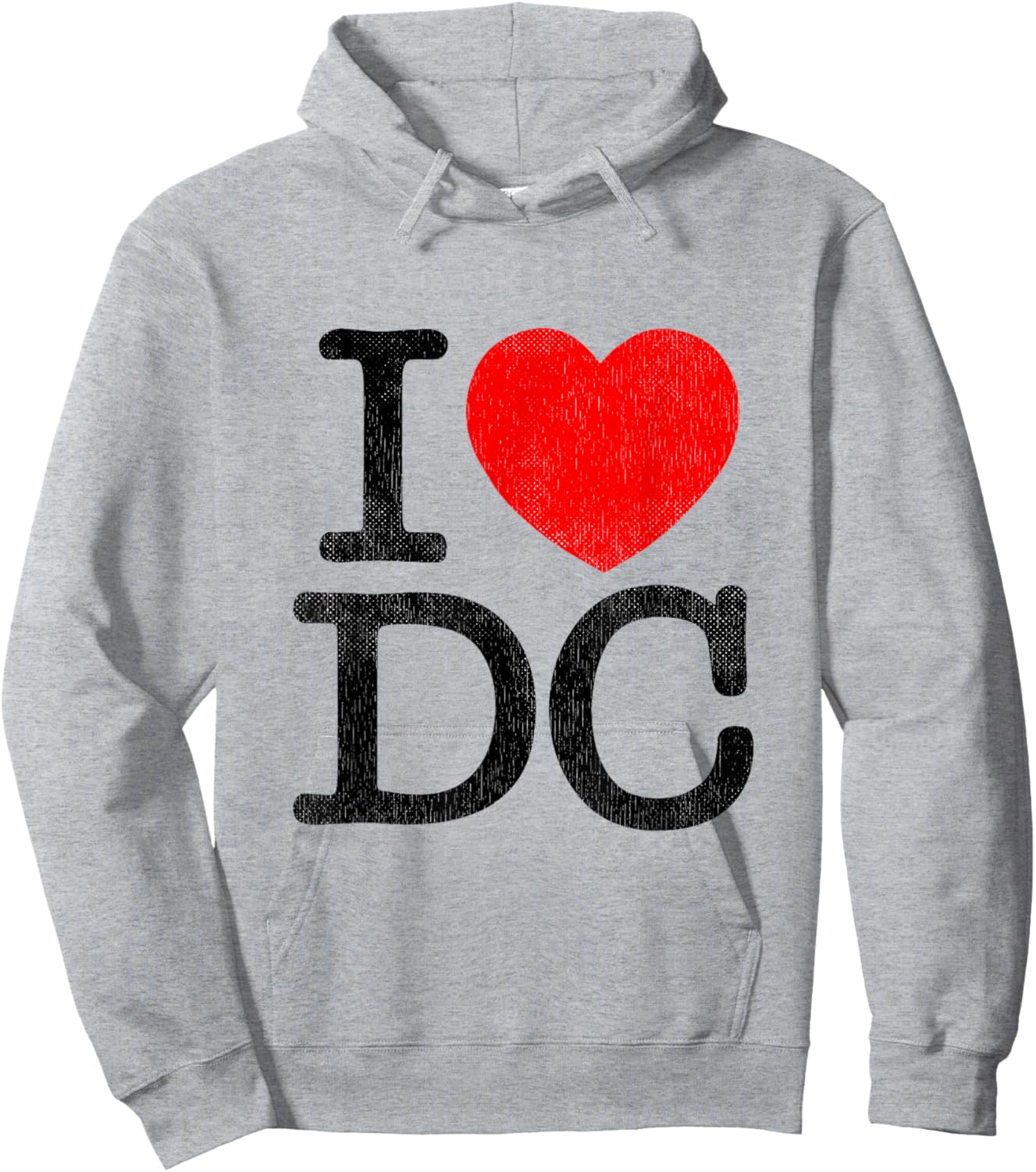 I Love DC Souvenir Washington Outfit I Heart DC Hoodie - Hoodie | Ash