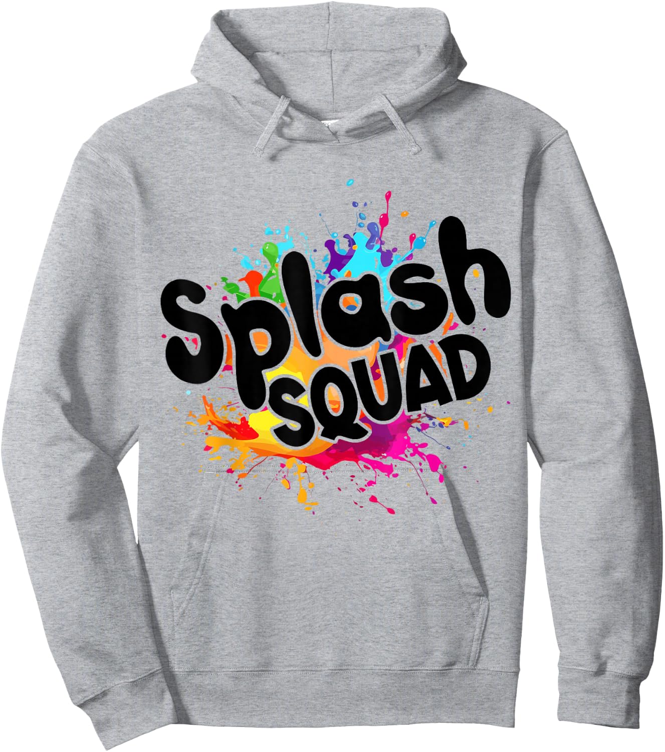 Waterpark Beach Birthday Decoration Splash Squad Hoodie - Hoodie | Ash
