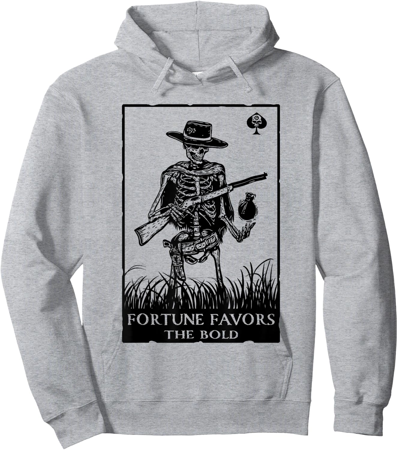 Fortune Favors The Bold Apparel Hoodie - Hoodie | Ash