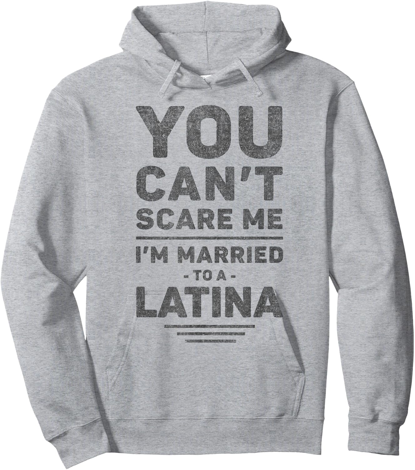 I'm Married to a Latina - Funny Marriage, Husband and Wife Hoodie - Hoodie | Ash