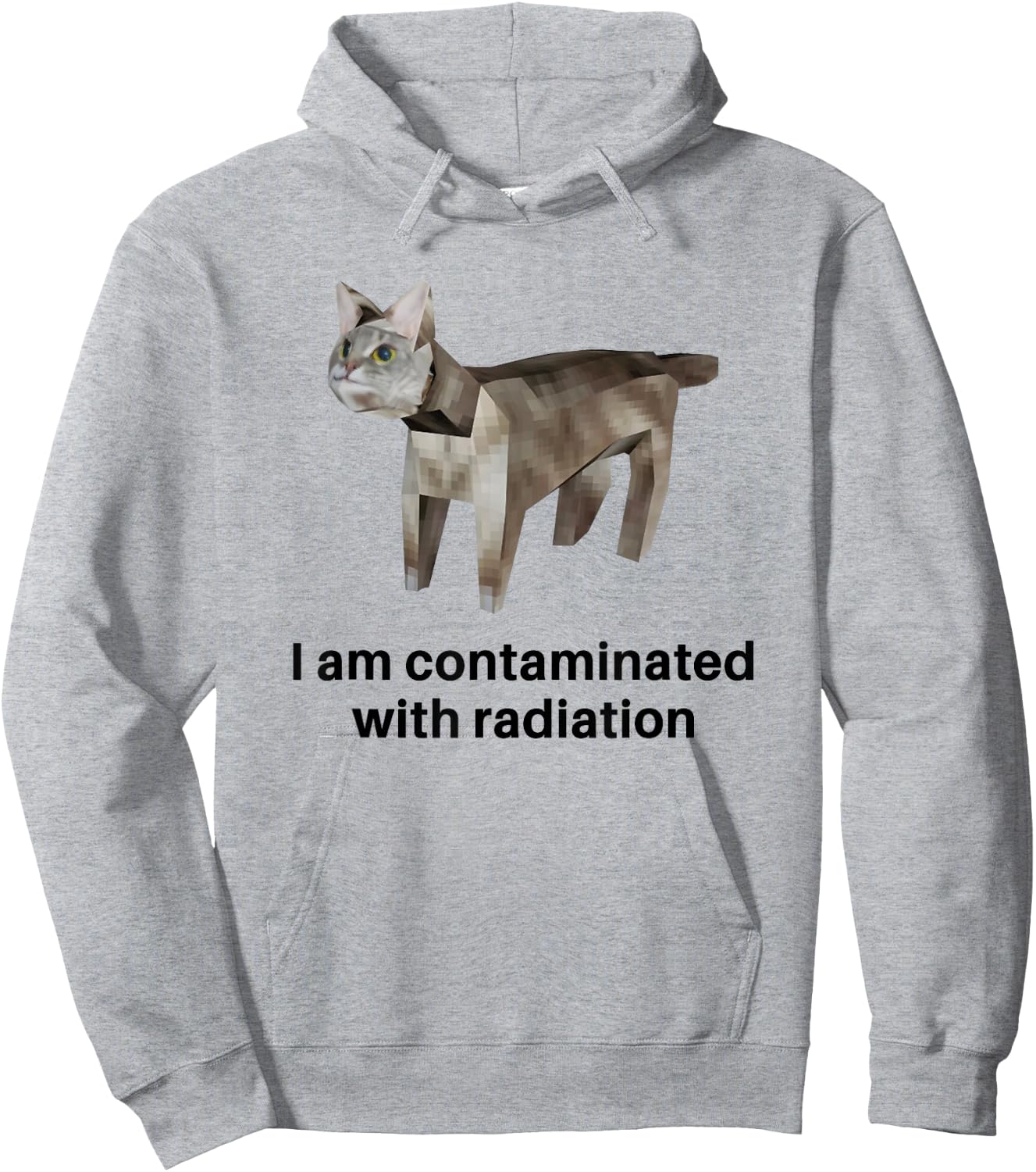 I Am Contaminated with Radiation Hoodie - Hoodie | Ash