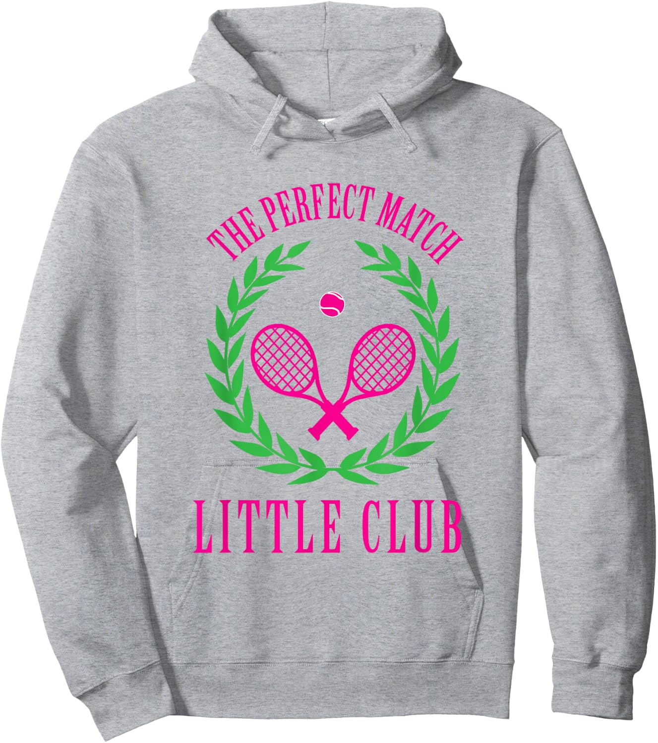 Tennis Match Club Little / G Big Sorority Reveal Hoodie - Hoodie | Ash