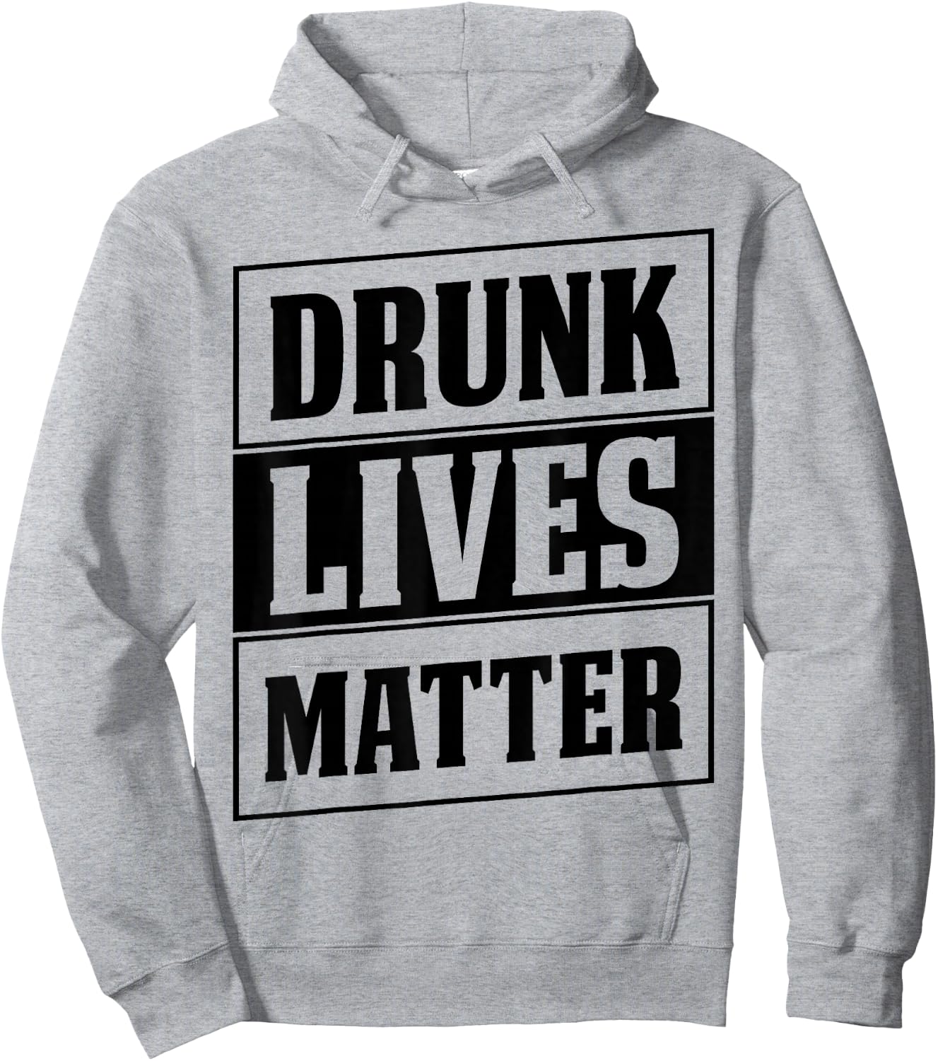Funny Drinking Quote for Partying Drunk Lives Matter Hoodie - Hoodie | Ash