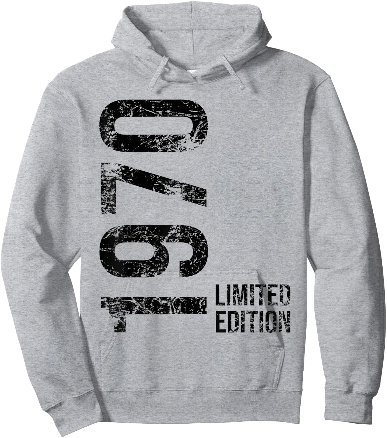 55th Birthday 55 Years Old Man Woman Vintage 1970 Hoodie - Hoodie | Ash