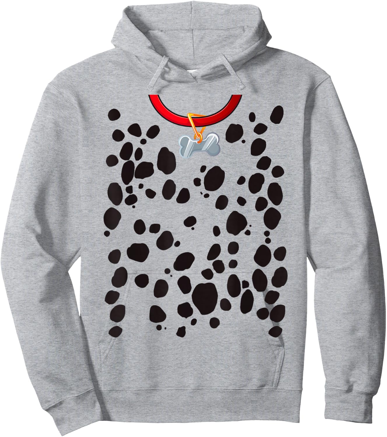 Dalmatian Costume Print Dog Dalmatians Halloween Adult Kids Hoodie - Hoodie | Ash