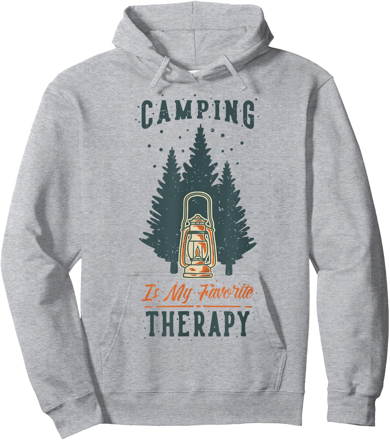 Funny Camper Camp Camping Gifts & Apparel FIDIMA -Adults White Small Modern Short Sleeve Camping Hoodie - Hoodie | Ash