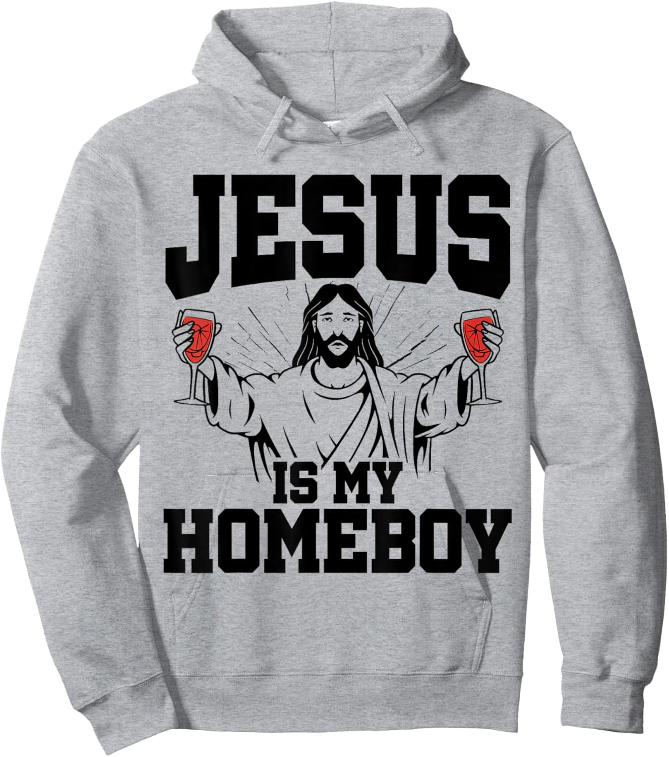 Jesus Is My Homeboy Christian Humor Religious Pun Jokes Hoodie - Hoodie | Ash