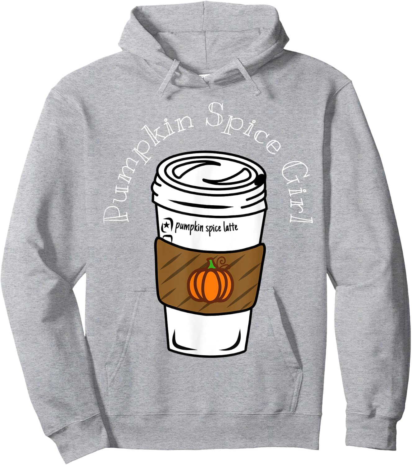 Green Pumpkin Spice Latte Girls PSL Coffee Autumn Hoodie - Hoodie | Ash
