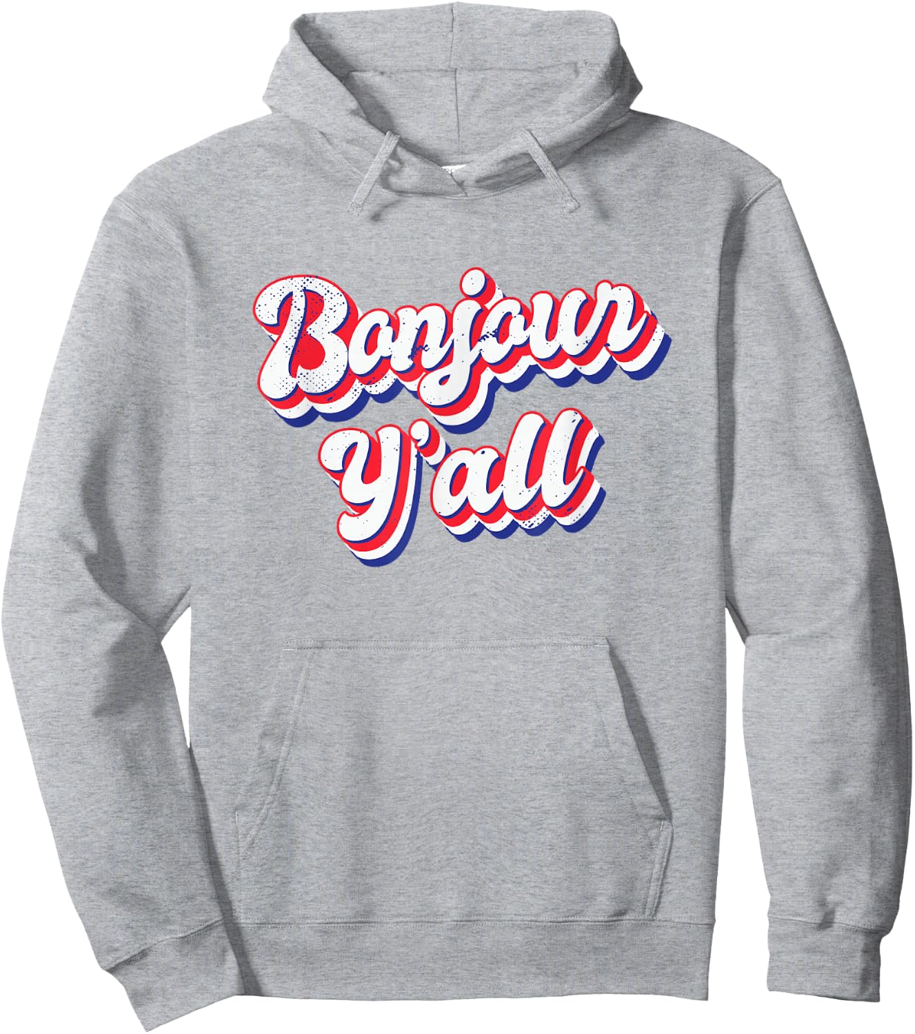 Bonjour Y'all Hoodie - Hoodie | Ash