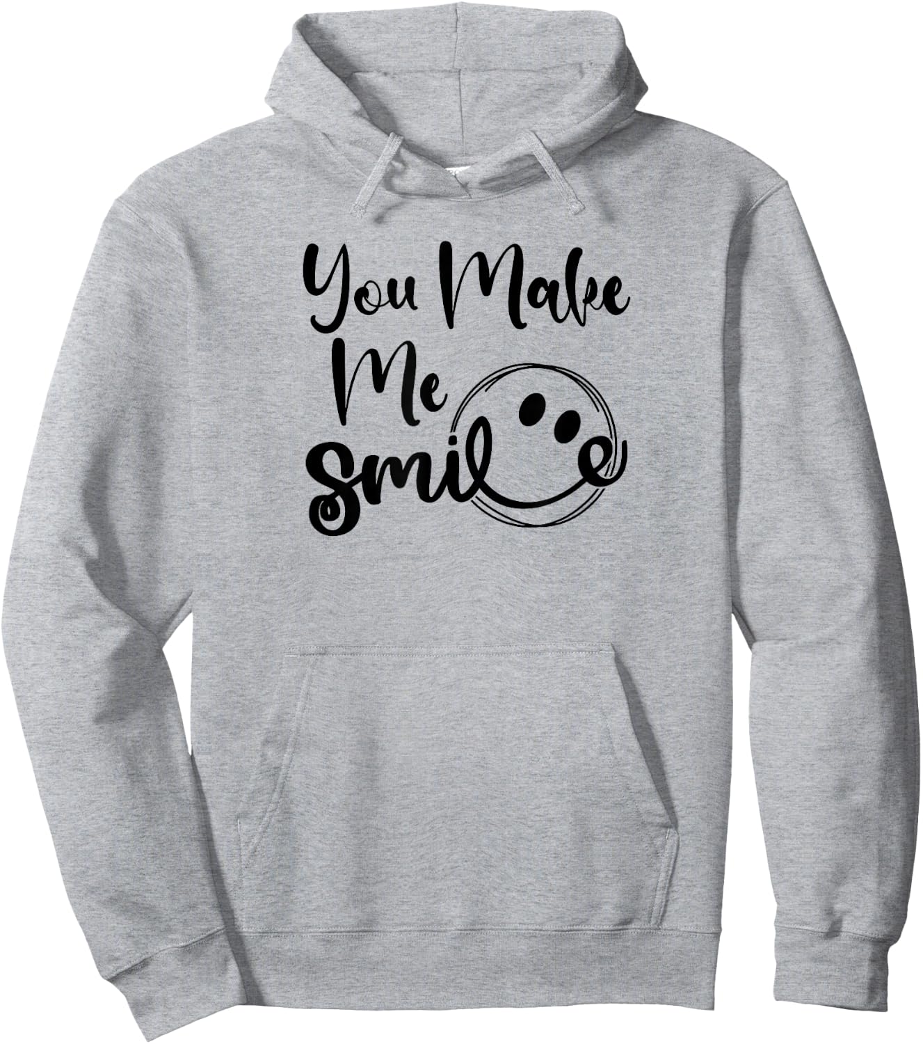 You Make Me Smile Hoodie - Hoodie | Ash