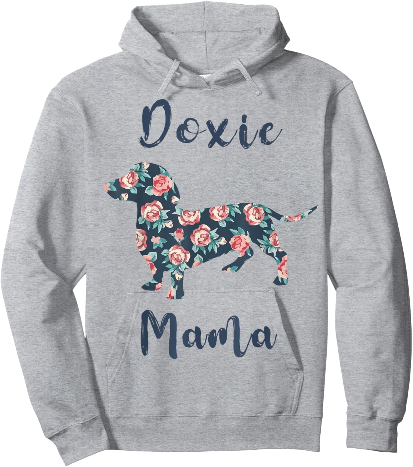 Dachshund-Shirt Doxie Mama Weiner Dog Mom Mother Day Women Hoodie - Hoodie | Ash